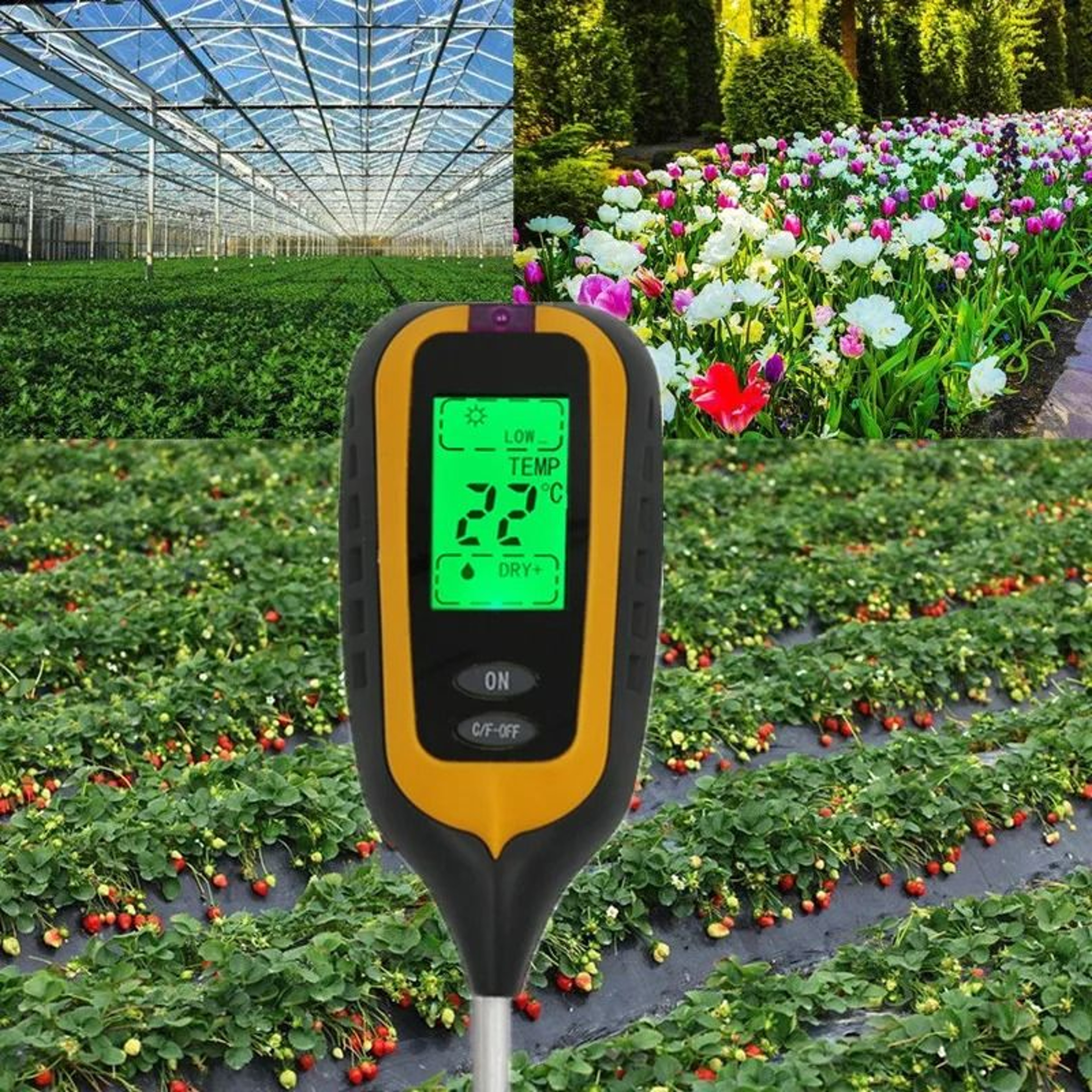 PlantSense 4in1 Digital Soil Tester And Soil Moisture Meter 6