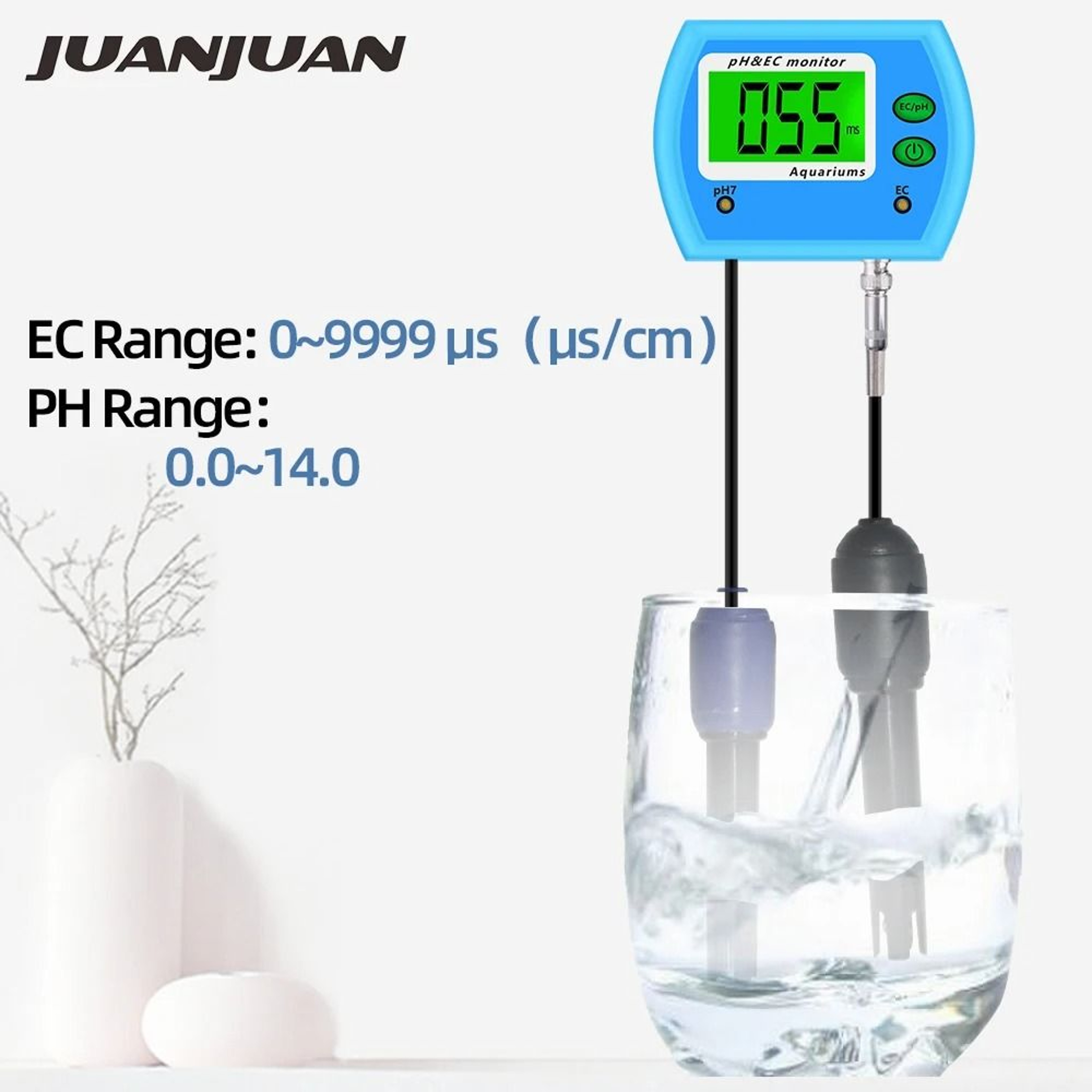 AquaTrack 2in1 Online PH EC Monitor For Aquariums And Hydroponics 0