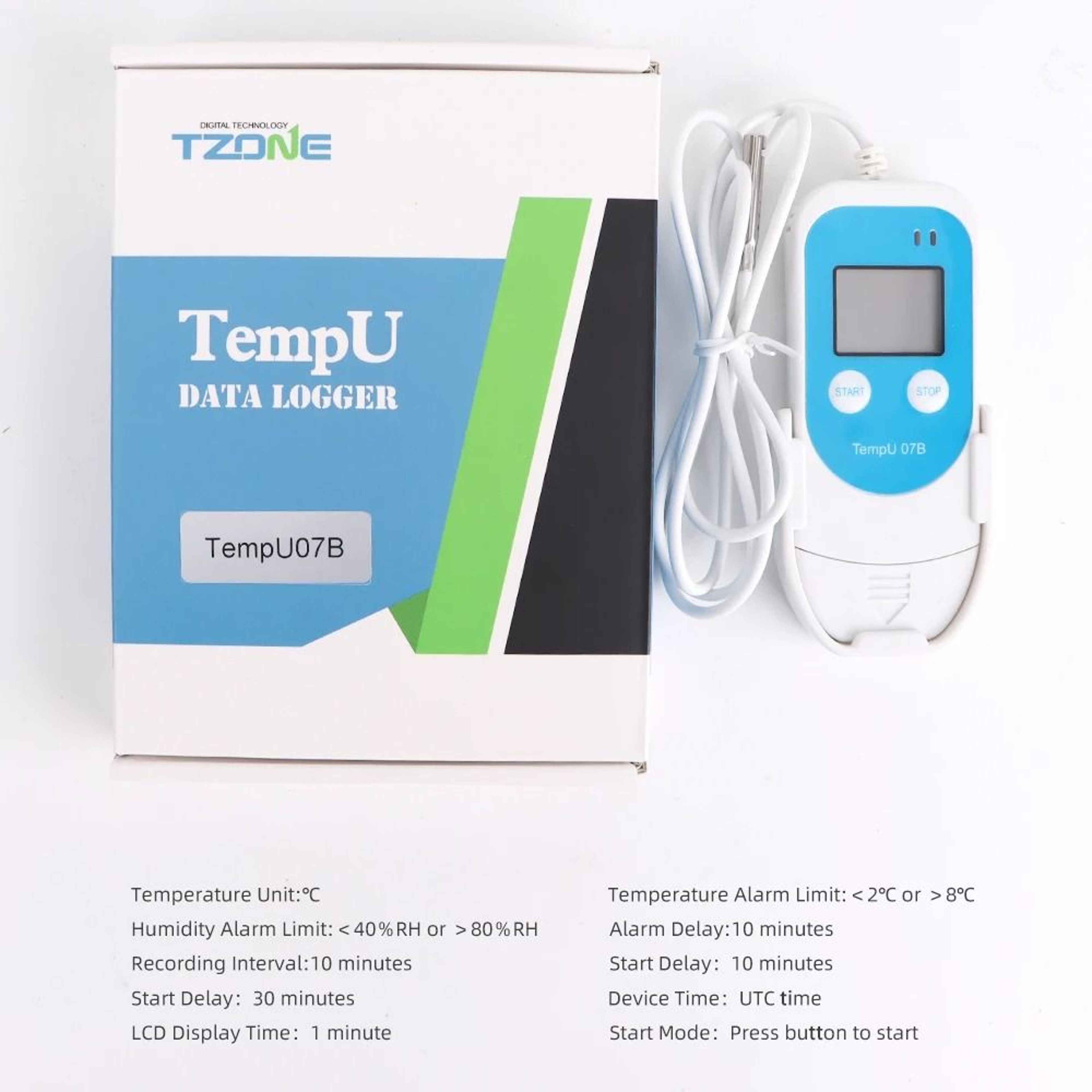 TempU07B USB Temperature Humidity Data Logger For Cold Storage 2