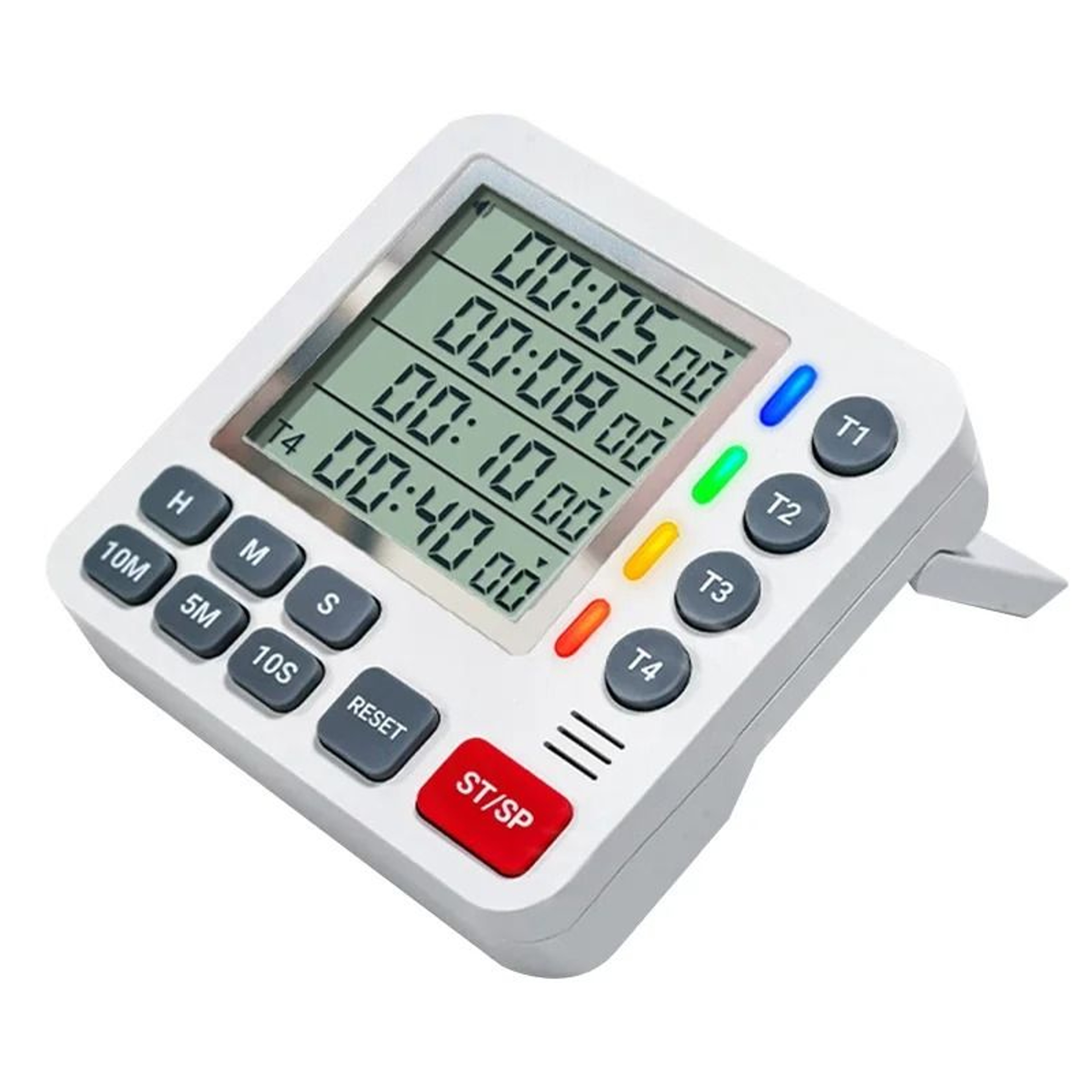 4Channel Digital Kitchen Timer With Large LCD And Magnetic Back 2