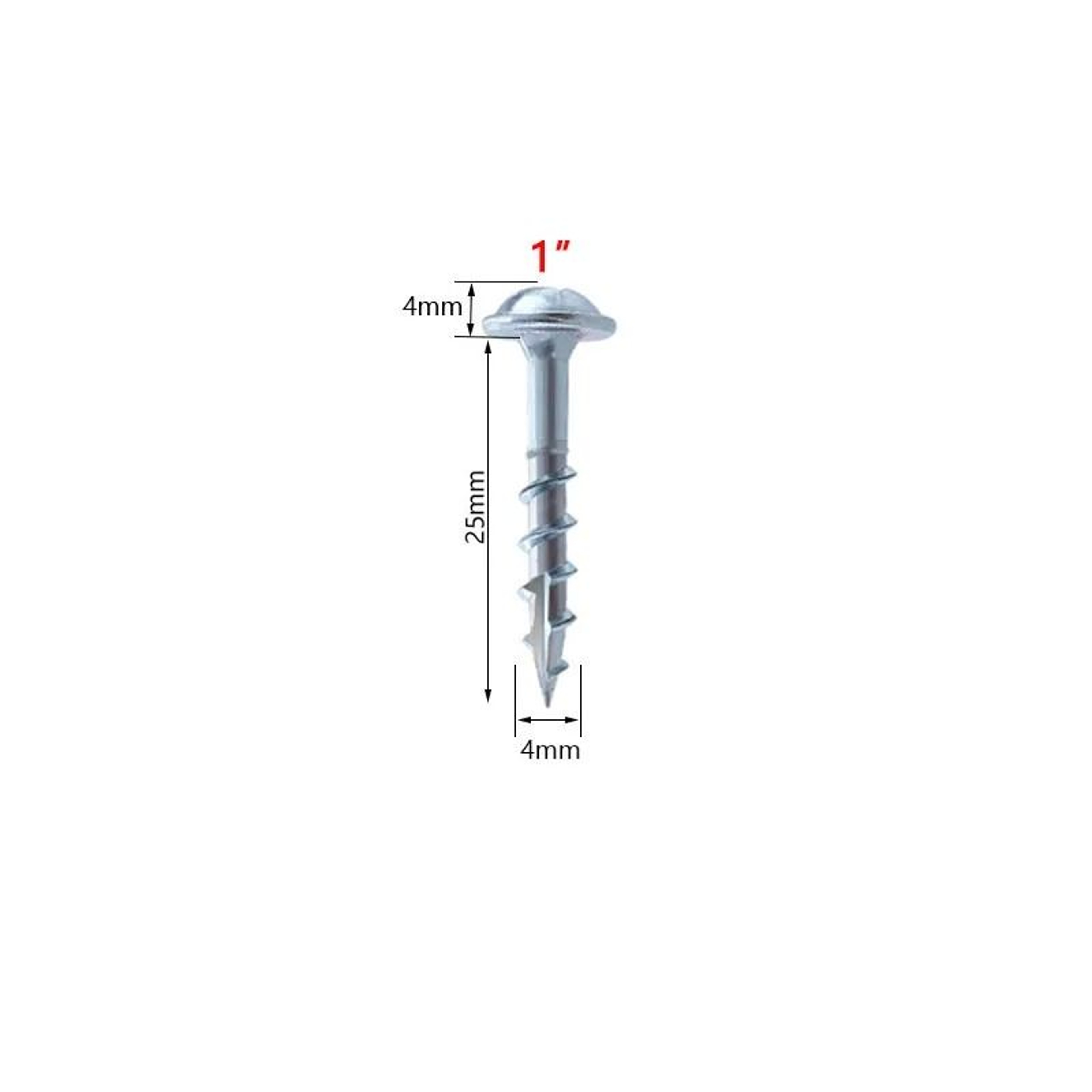 100pcs Galvanized Pocket Hole Screws For Woodworking Jigs 1