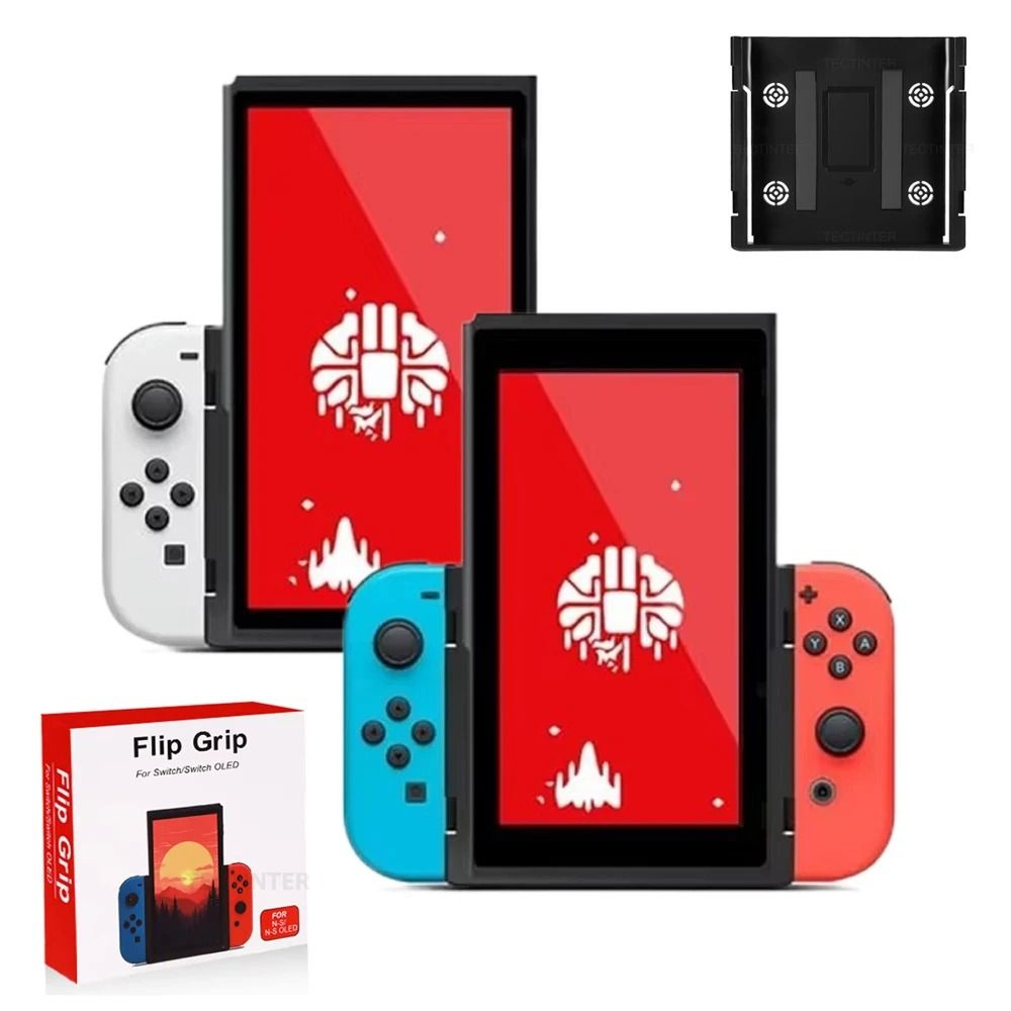 Nintendo Switch Vertical Flip Grip Bracket For Switch And OLED 0