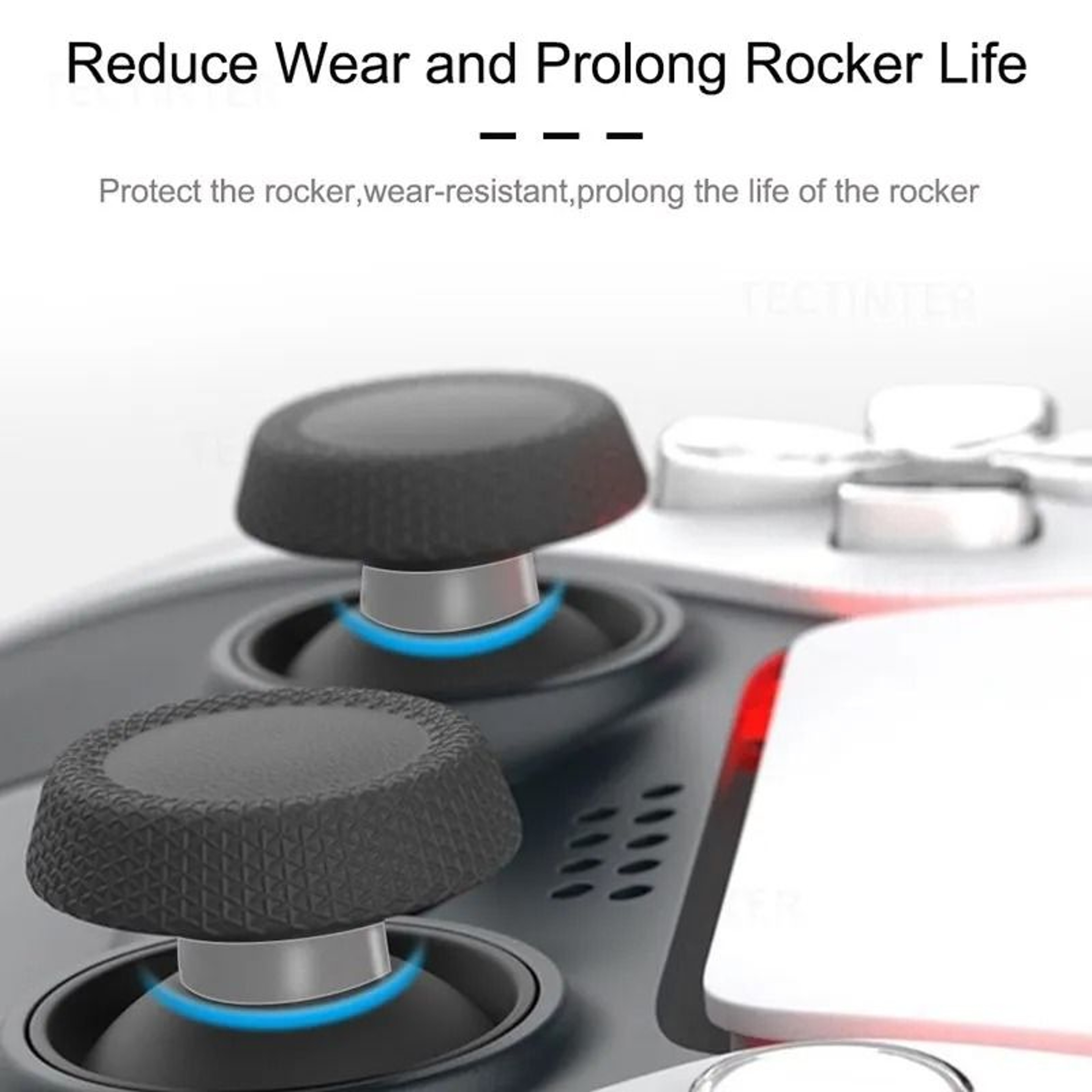 48PCS Silicone Joystick Protector Rings For PS5 Xbox Switch Pro Steam Deck 11