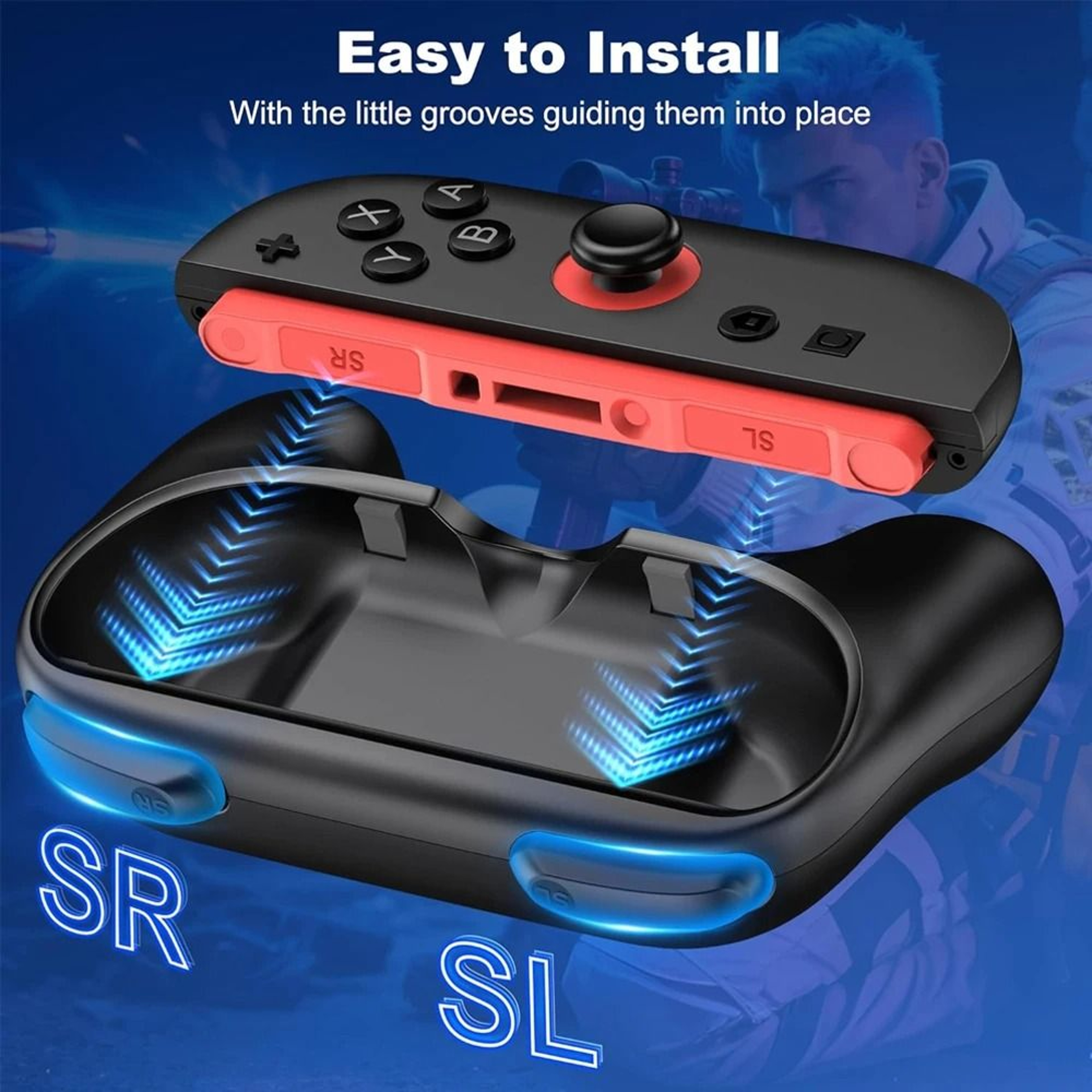 Ergonomic Hand Grip Holder For Nintendo Switch 2 Switch And OLED 5