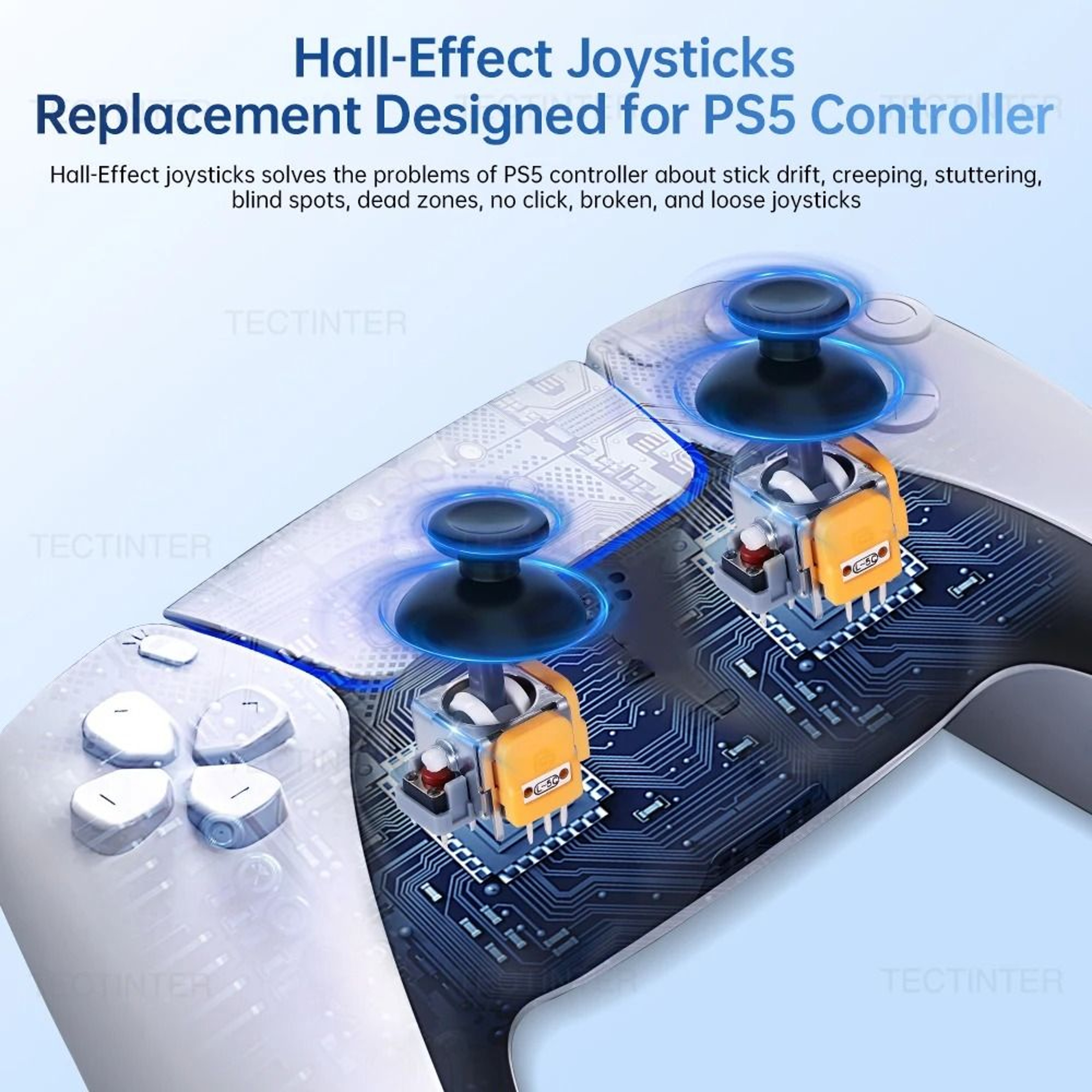 PS5 DualSense Hall Effect Analog Stick Repair Module 11