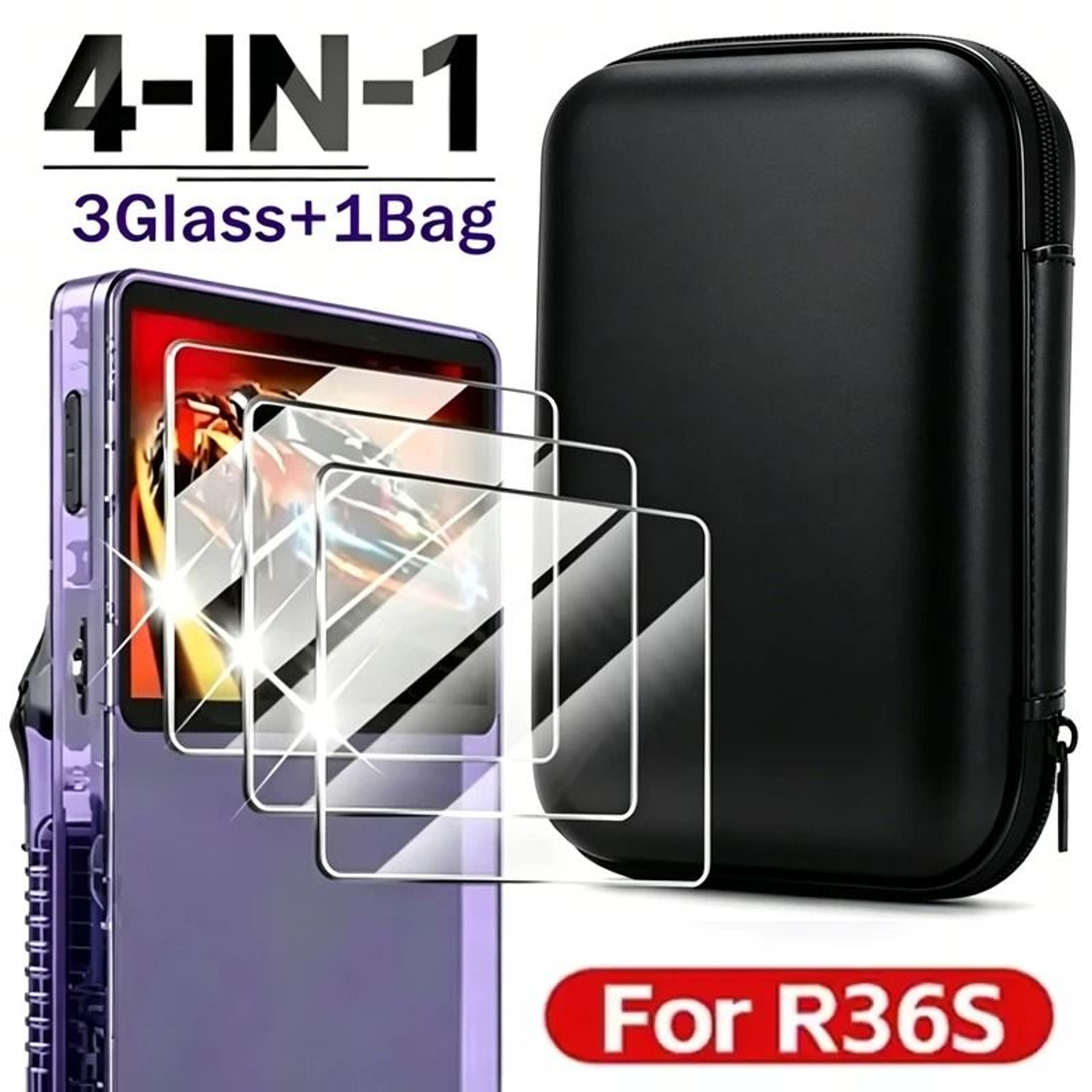4in1 Protective Accessory Kit For R36S Handheld Console 12