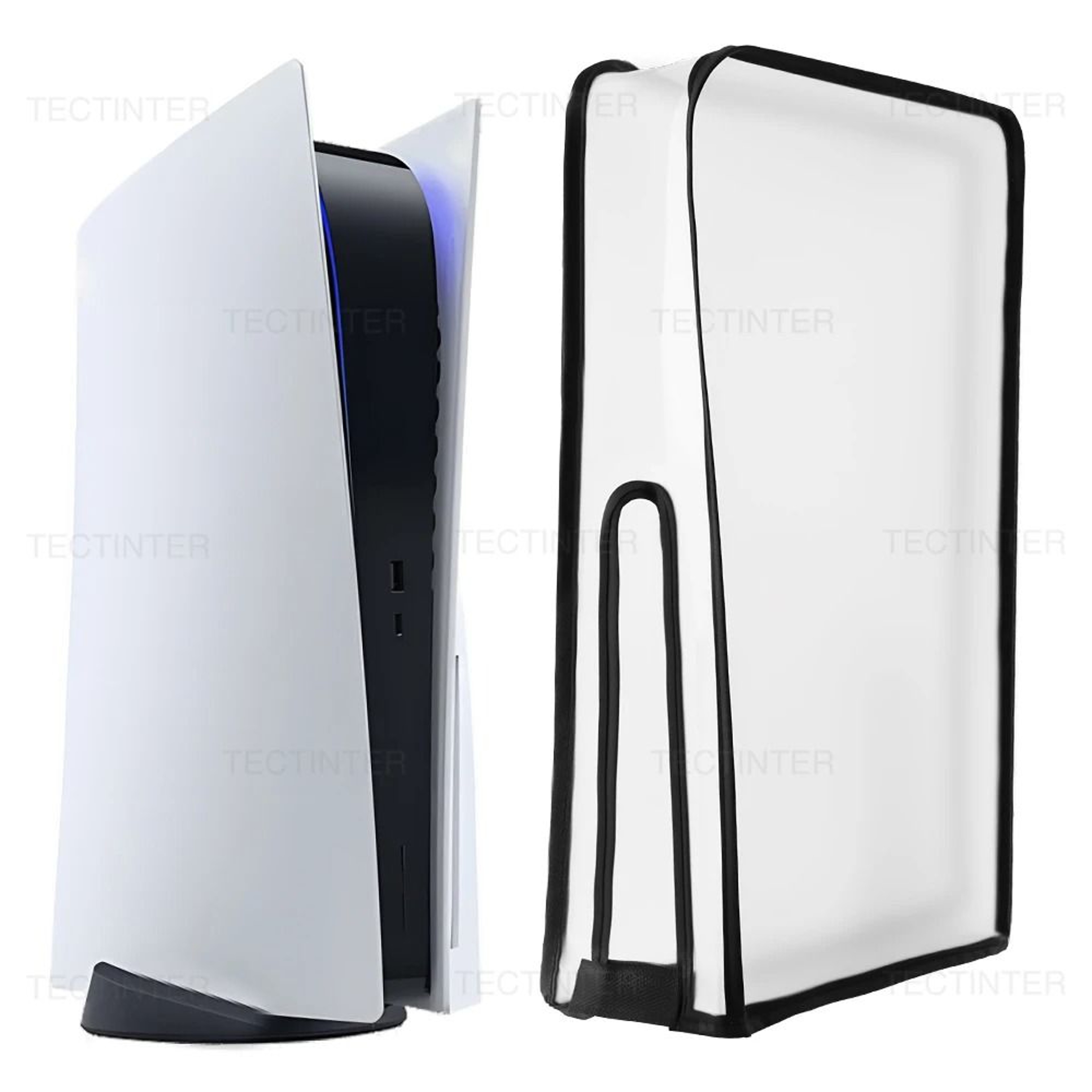 Transparent Vertical Dust Cover For PlayStation 5 Console 8
