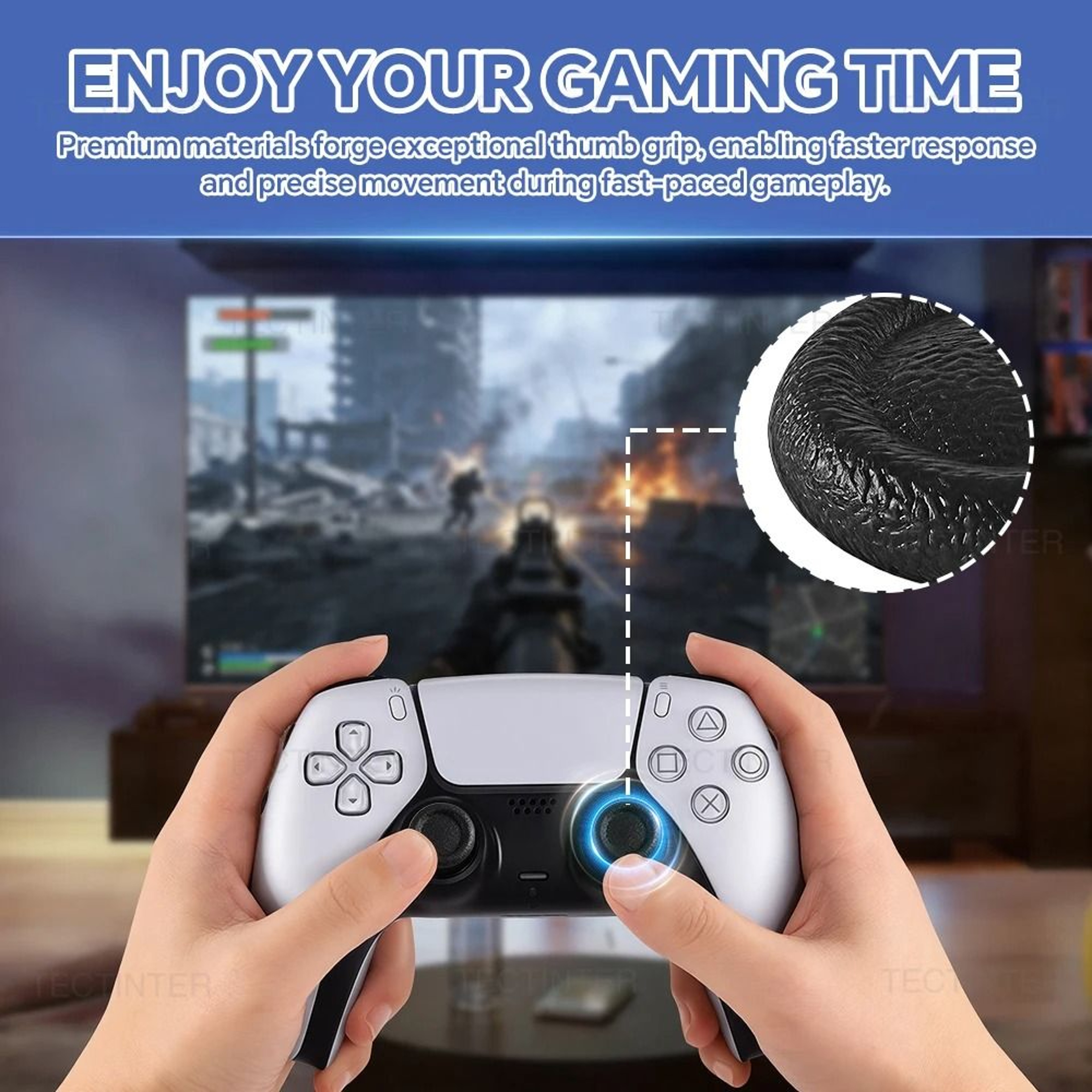 PS5 PS4 Replacement Thumbstick Caps 2610PCS 4
