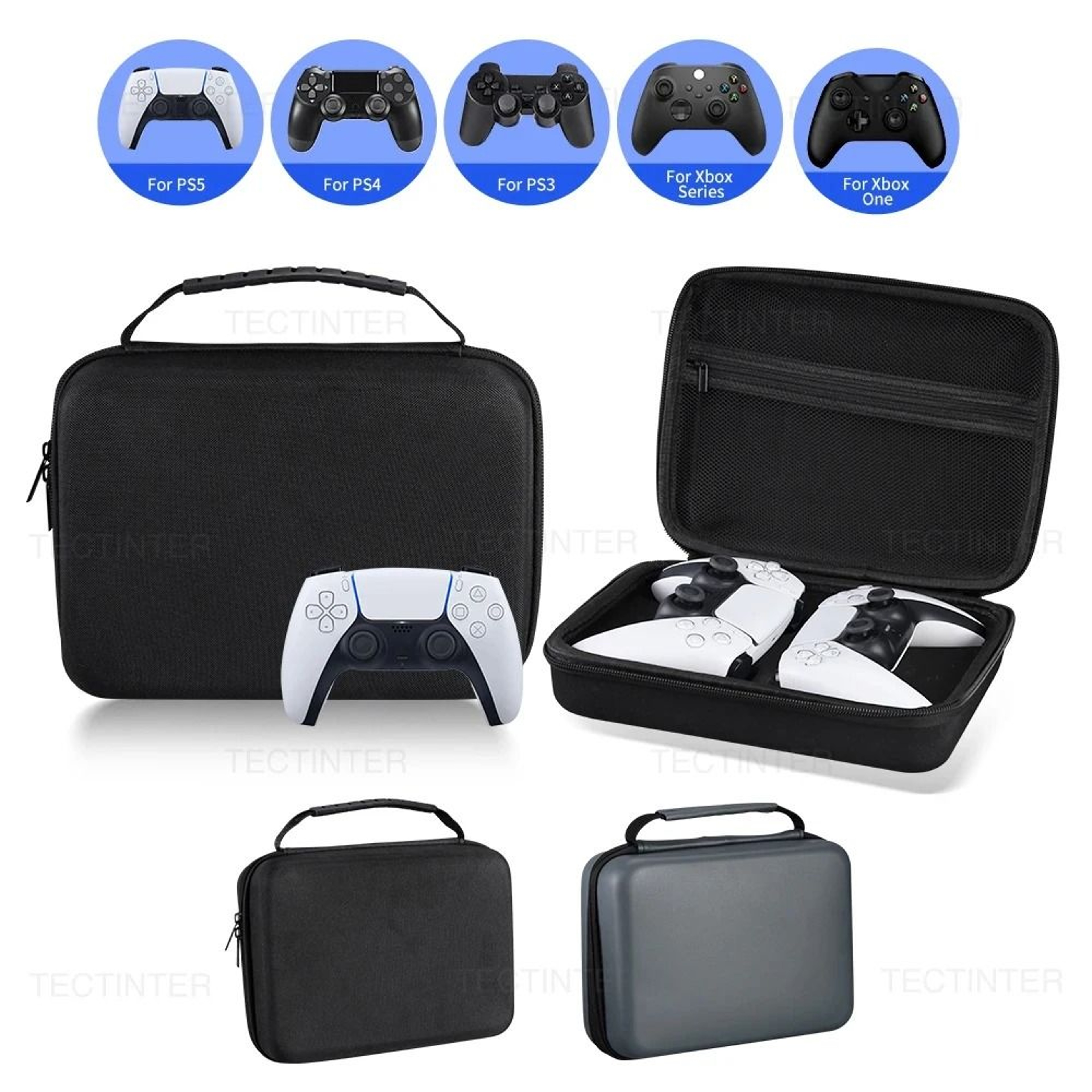 Shockproof Controller Carrying Case For PS5 PS4 PS3 Xbox Series 6