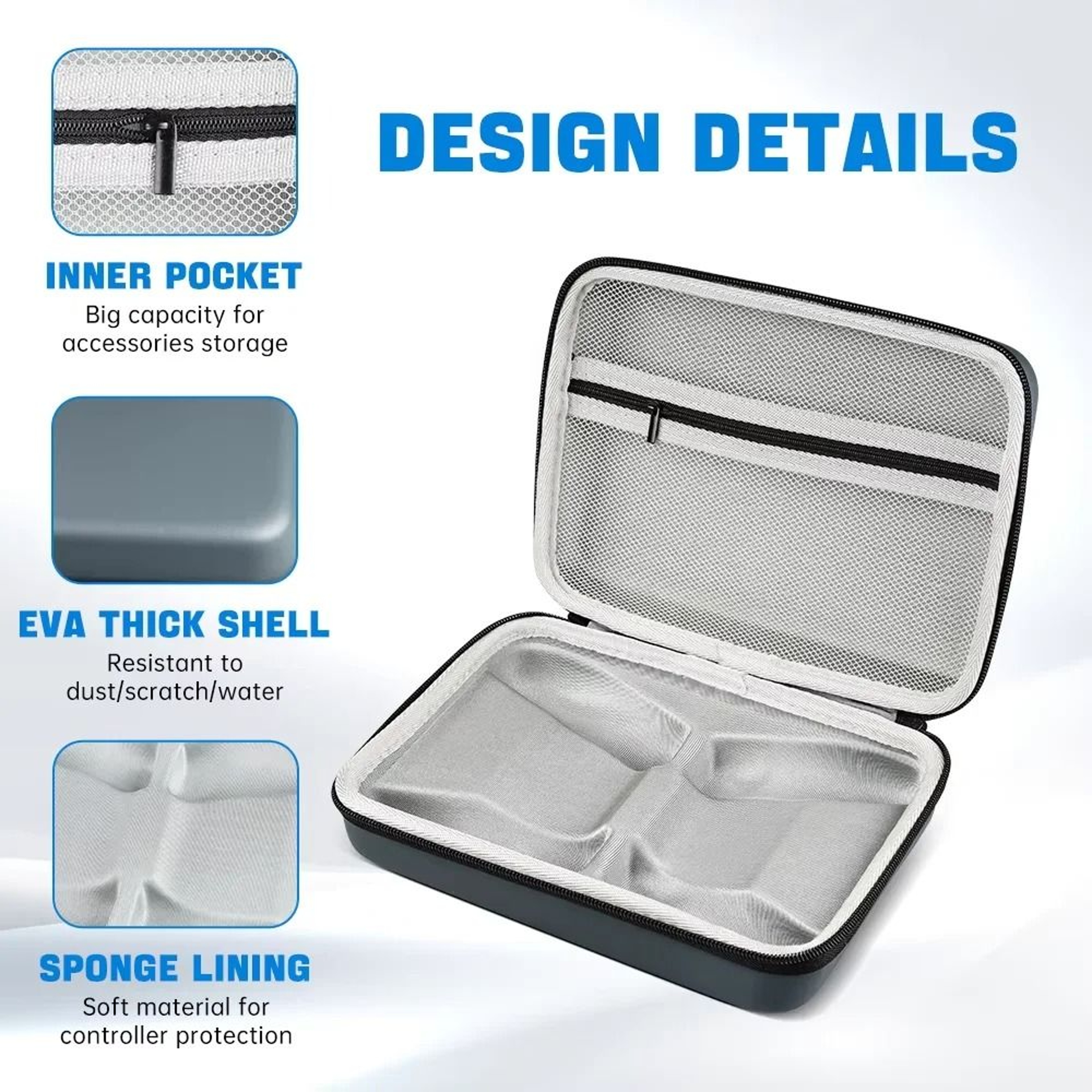 Shockproof Controller Carrying Case For PS5 PS4 PS3 Xbox Series 7