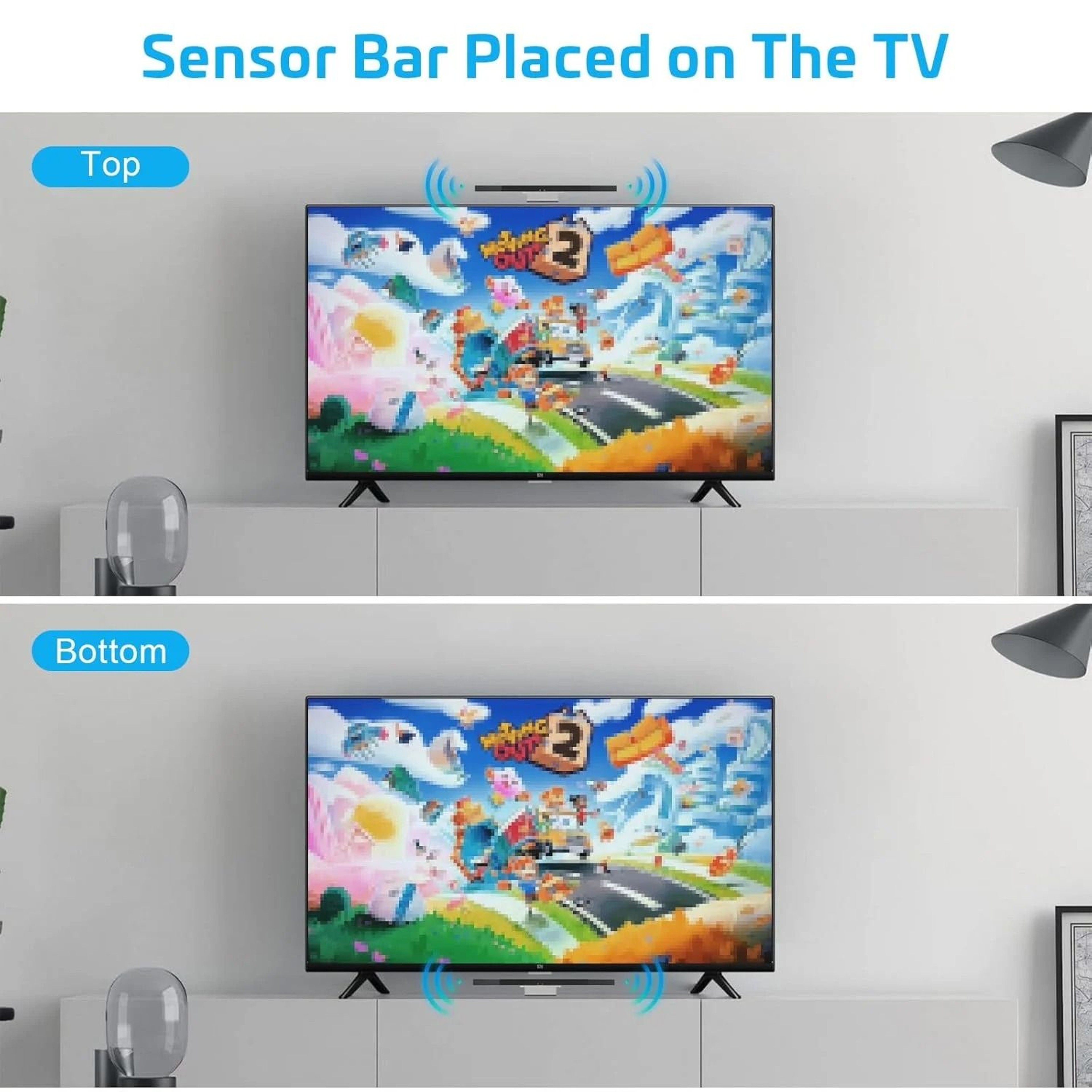 Wired Wii Sensor Bar Replacement For Nintendo Wii And Wii U 5