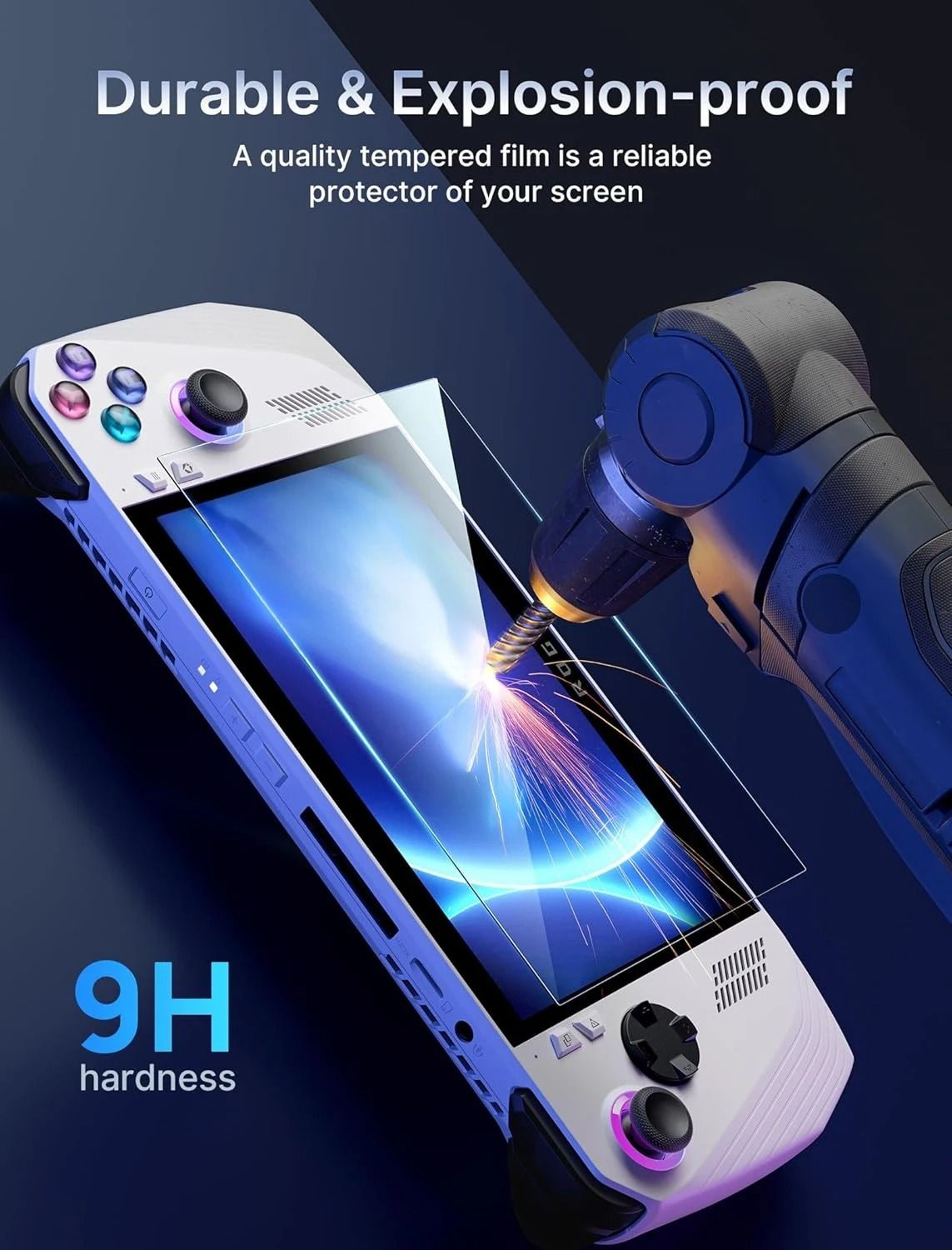 7 Inch Tempered Glass Screen Protector For ROG Ally Ally X And Xbox Ally 4
