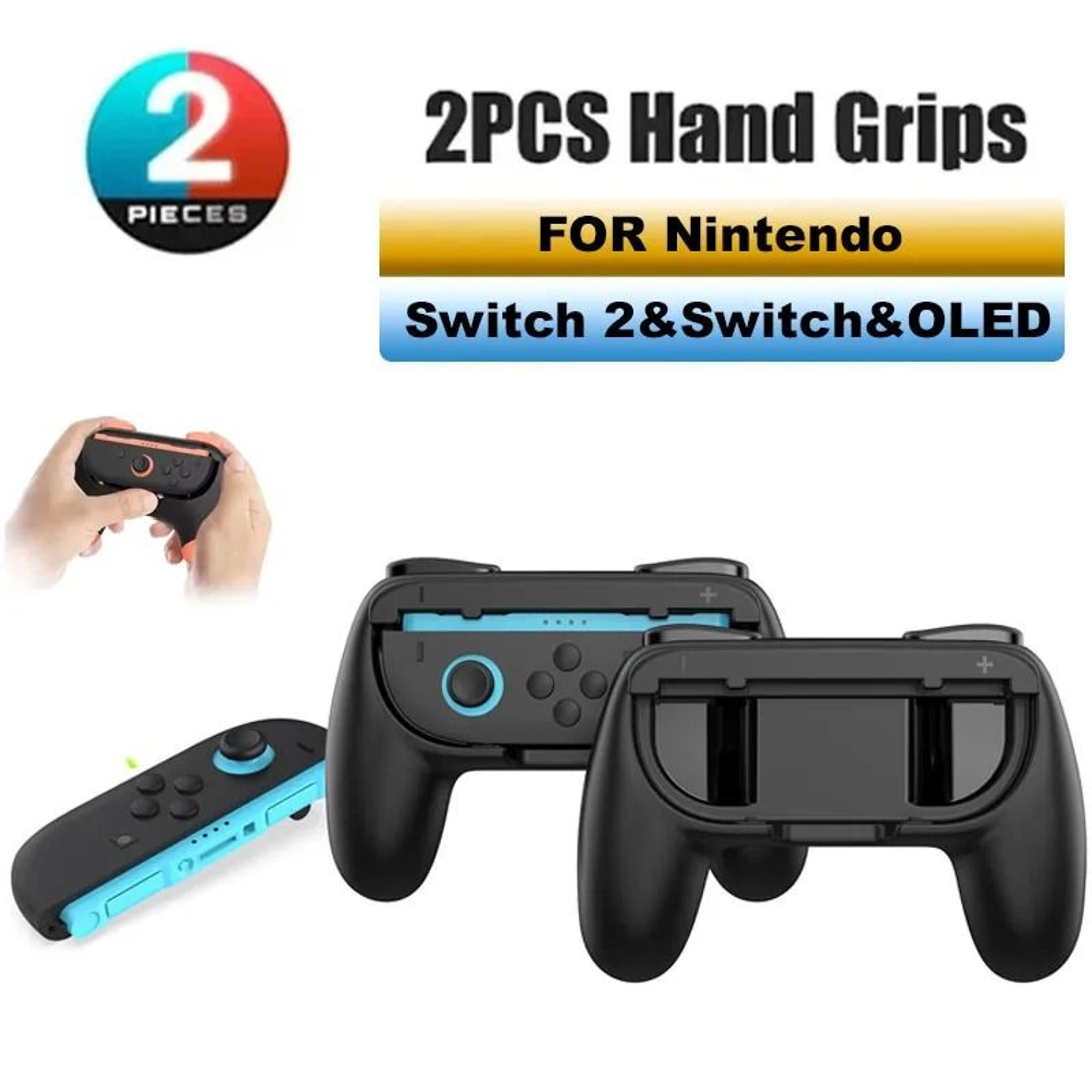 Nintendo Switch JoyCon Hand Grip Kit For Switch 2 Switch And OLED 0
