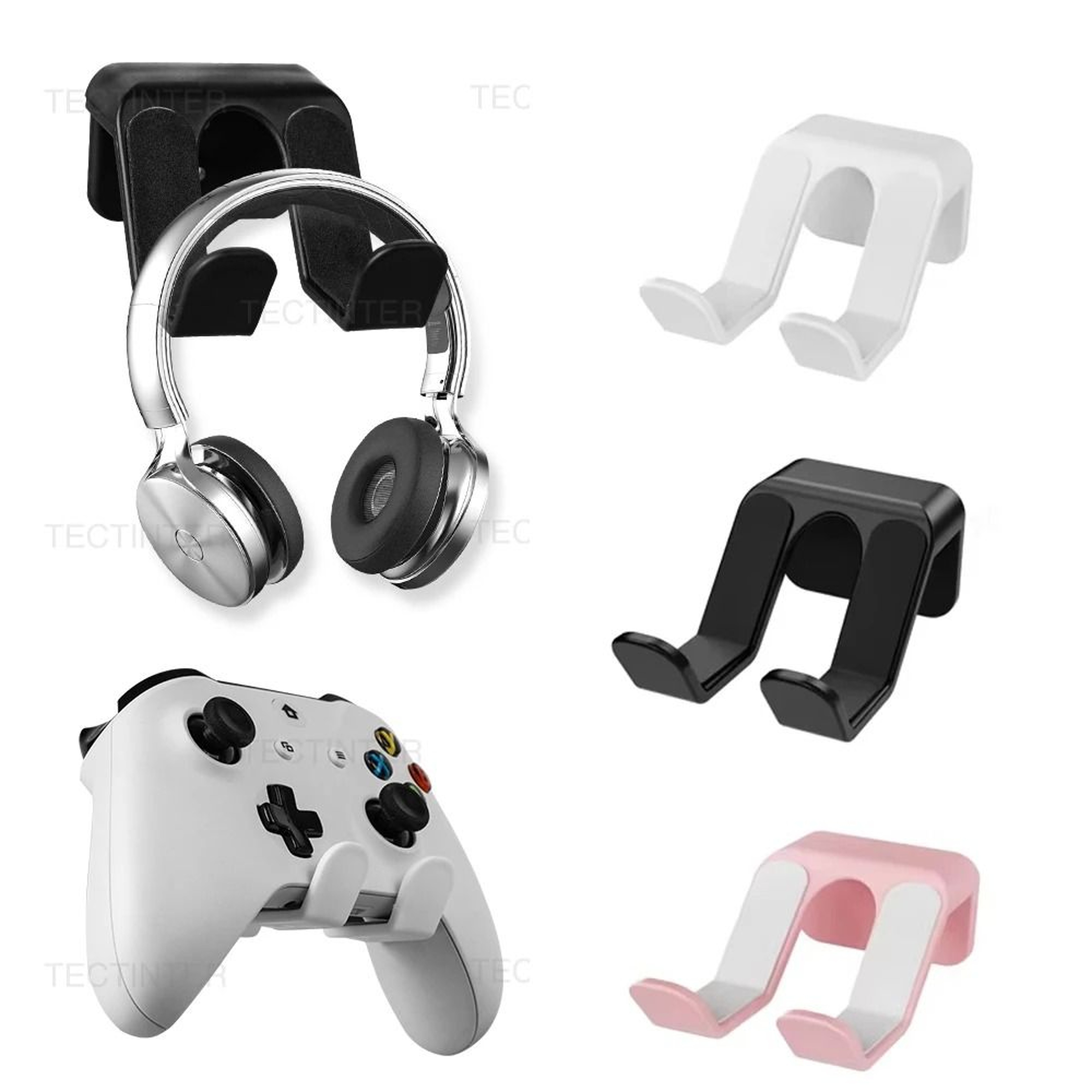 Universal Controller And Headset Wall Mount For PS5 PS4 Xbox Switch Pro 12