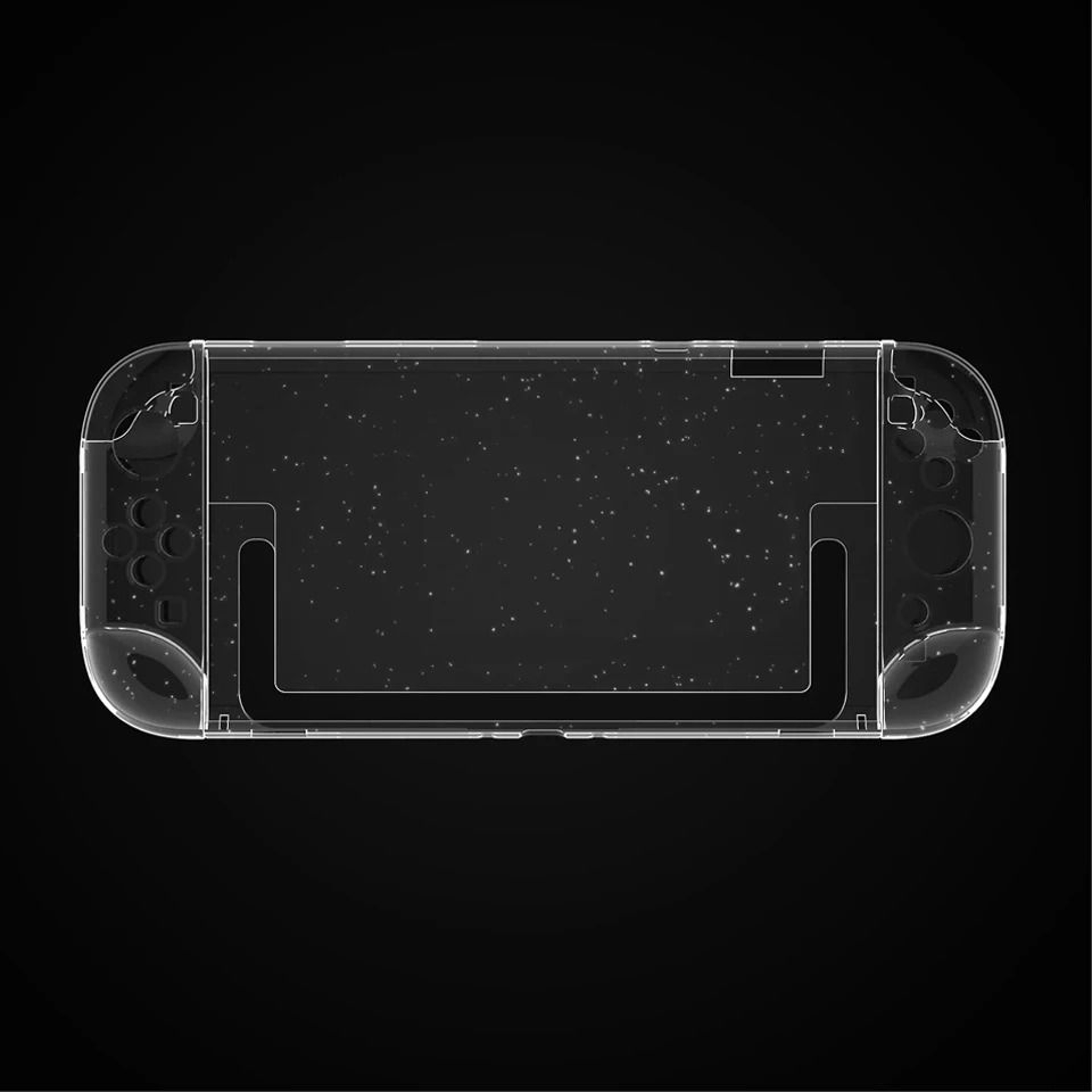 Nintendo Switch 2 Glitter Dockable Case Transparent TPU PC Protective Cover 5
