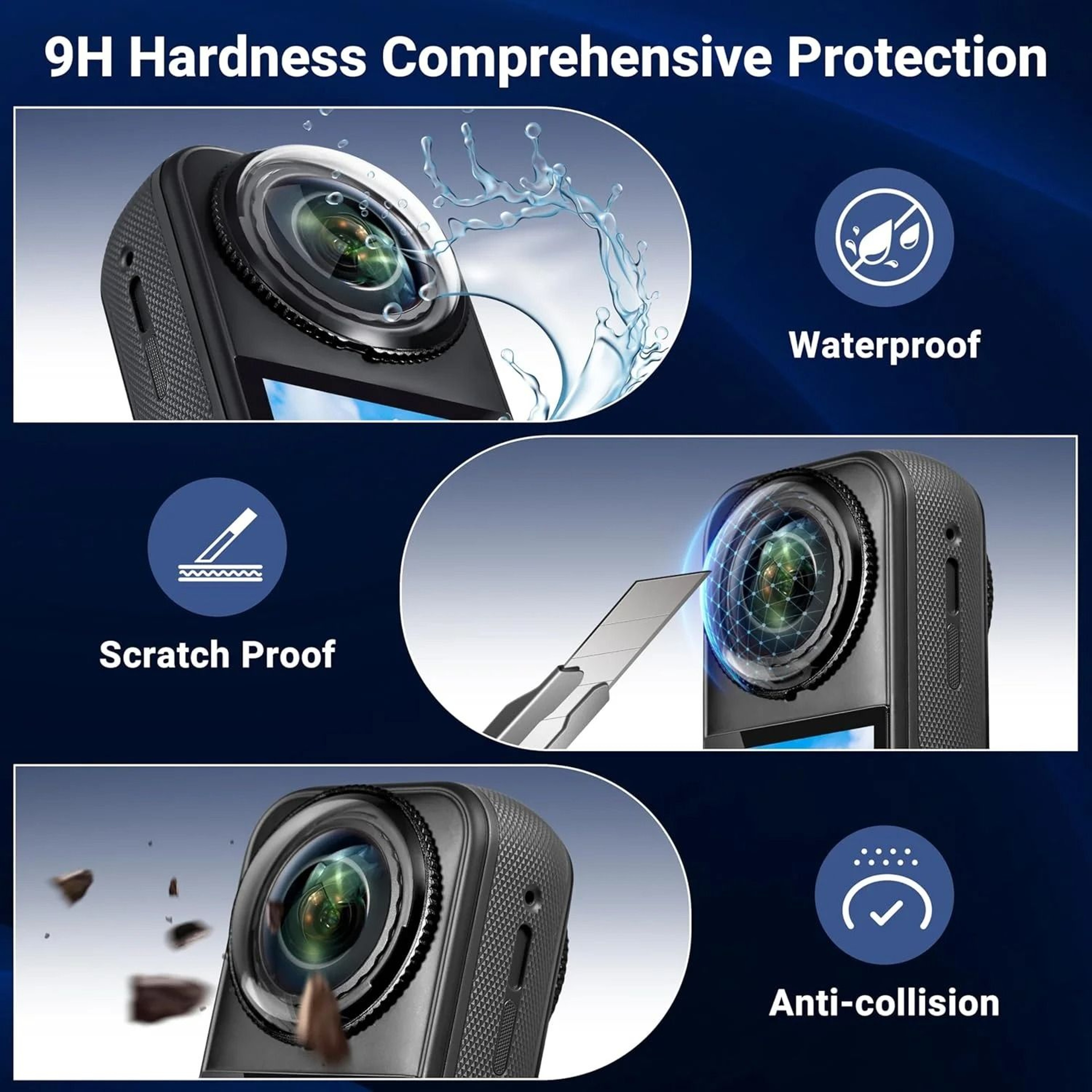 Insta360 X5 Lens Guard Screen Protector And Lens Cap Kit 6