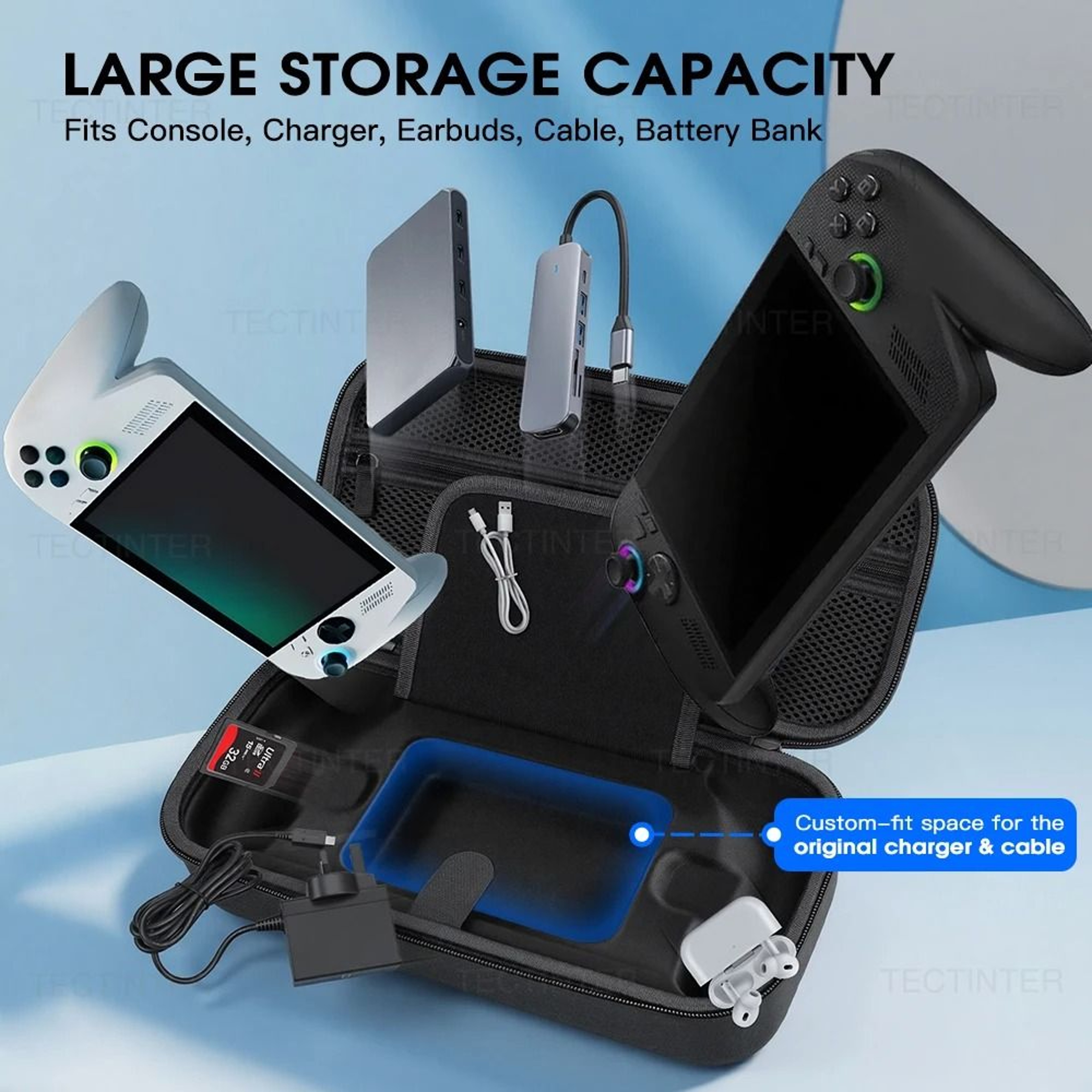 ROG Xbox Ally Carrying Case Hard Shell Travel Storage Bag For Ally And Ally X 4