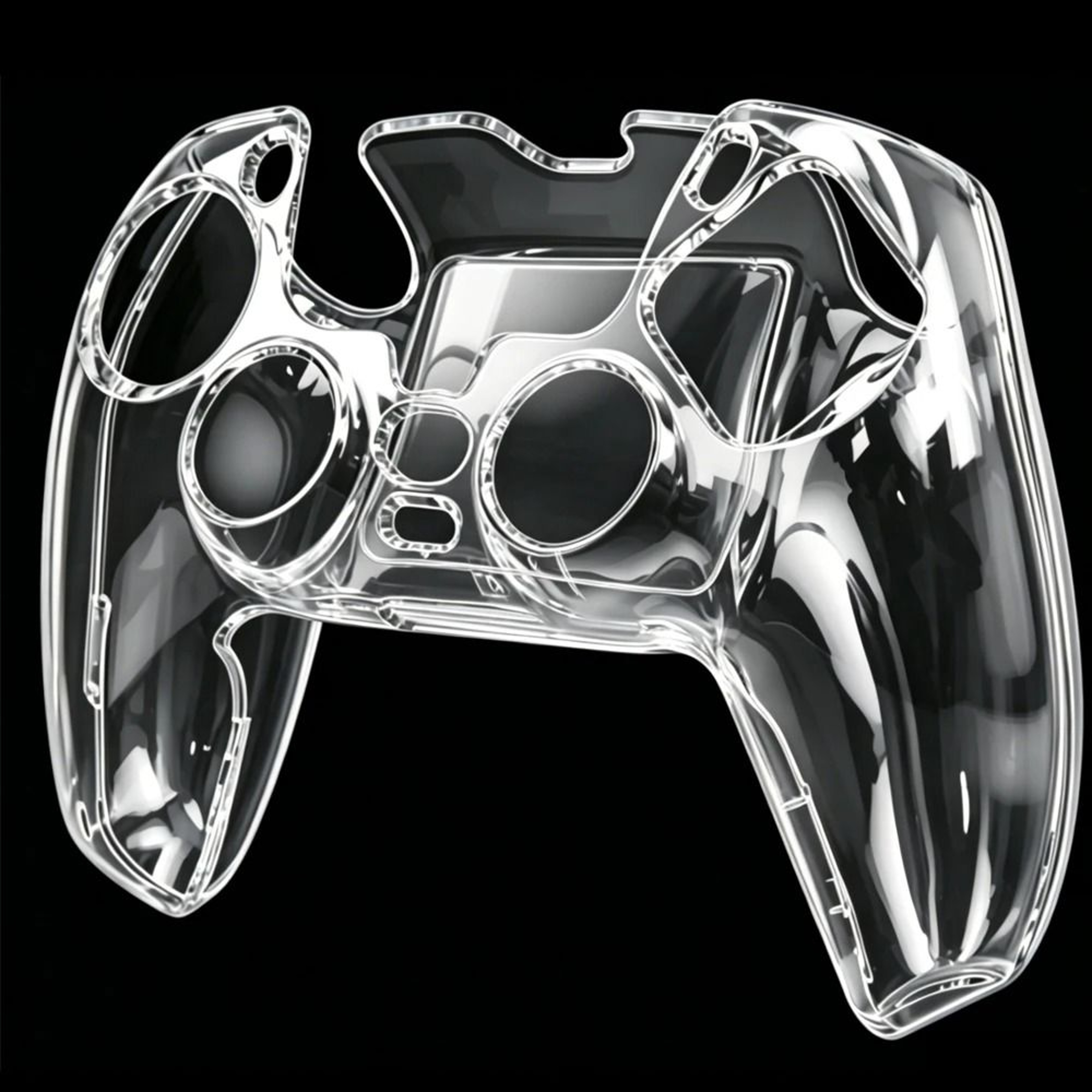PS5 Controller Clear Case Transparent PC Hard Shell Protector For DualSense 3