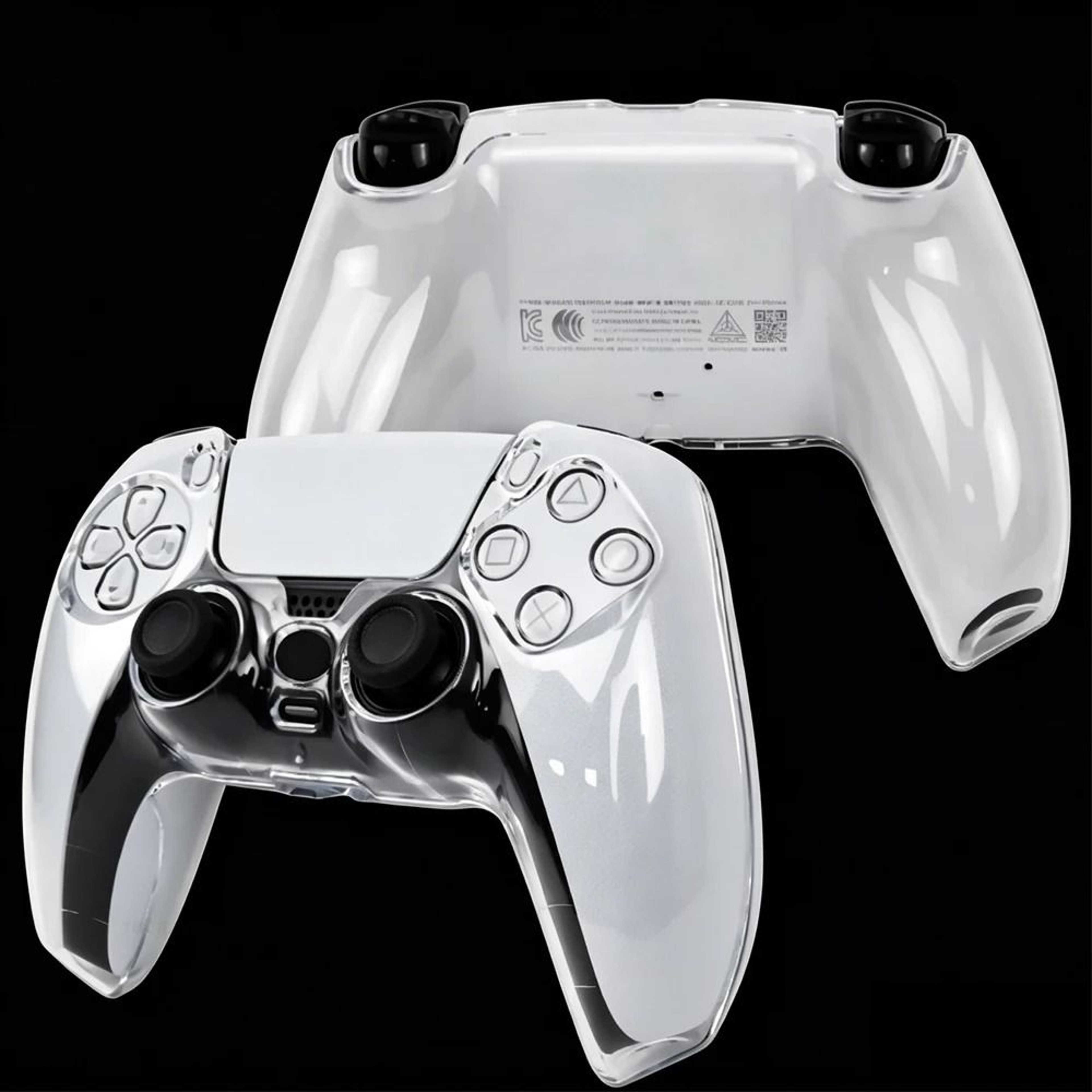 PS5 Controller Clear Case Transparent PC Hard Shell Protector For DualSense 6