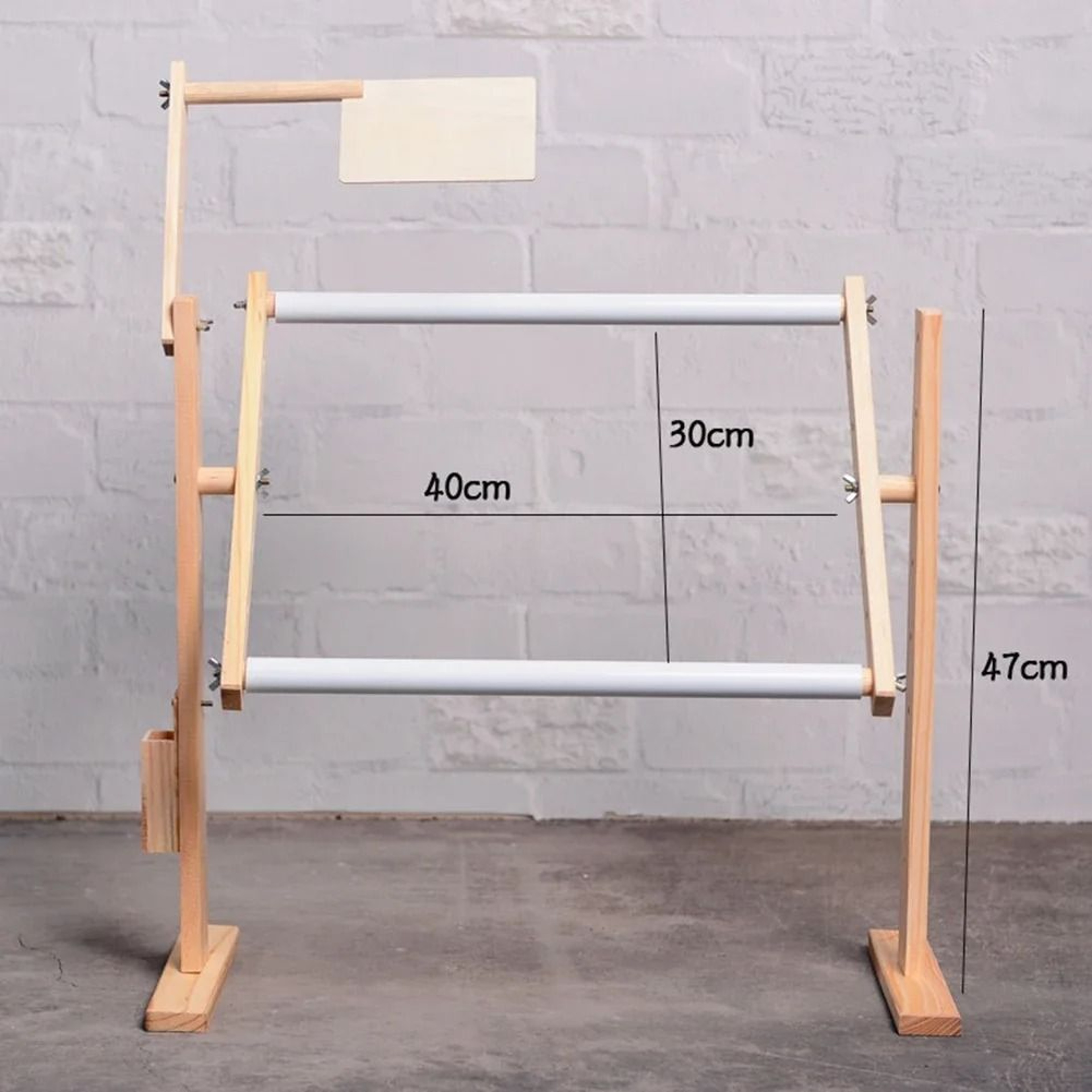 Adjustable Wooden Embroidery Stand Solid Wood Cross Stitch Frame For Needlework 2