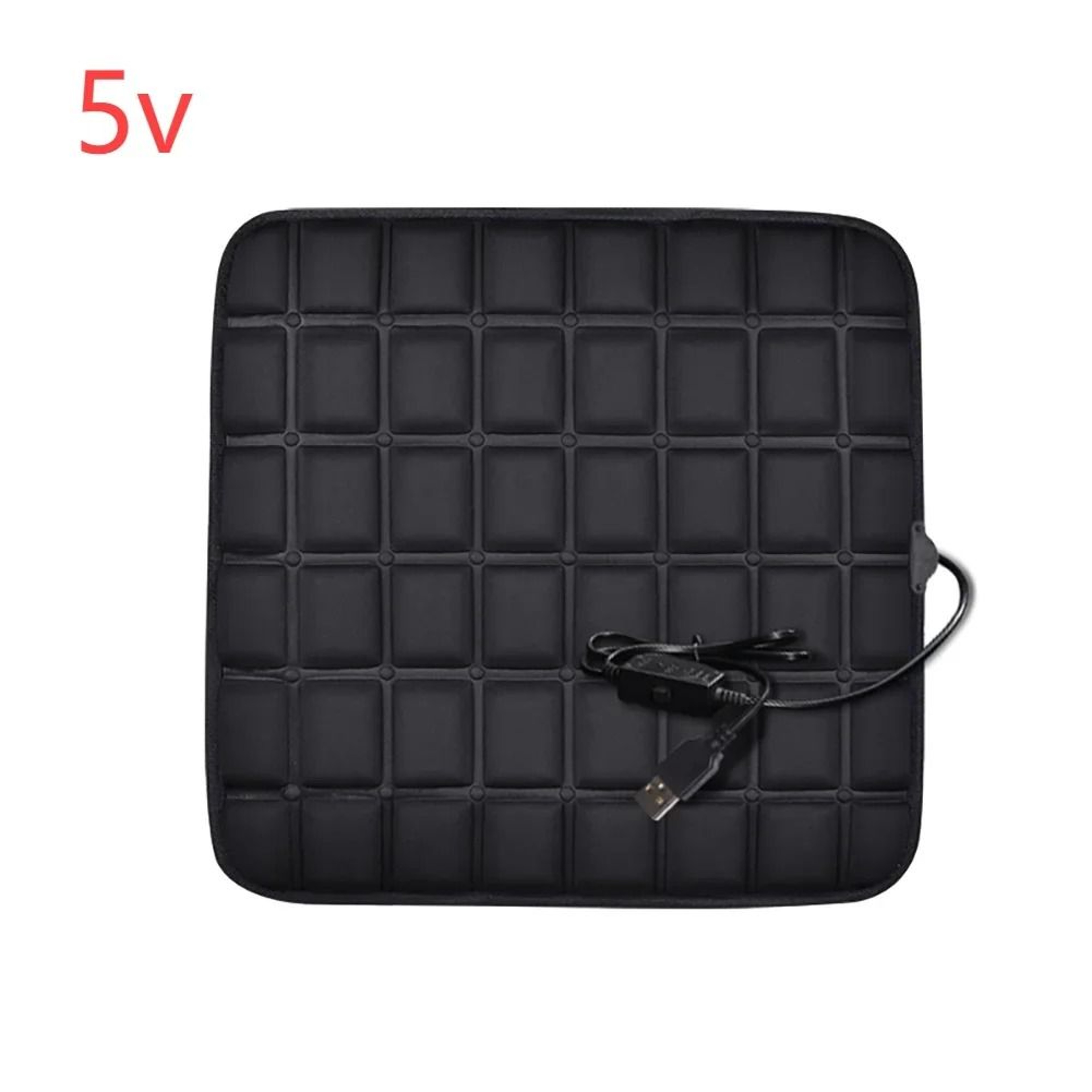 Heated Car Seat Cover 12V Fast Heating Cushion With Temperature Control 2