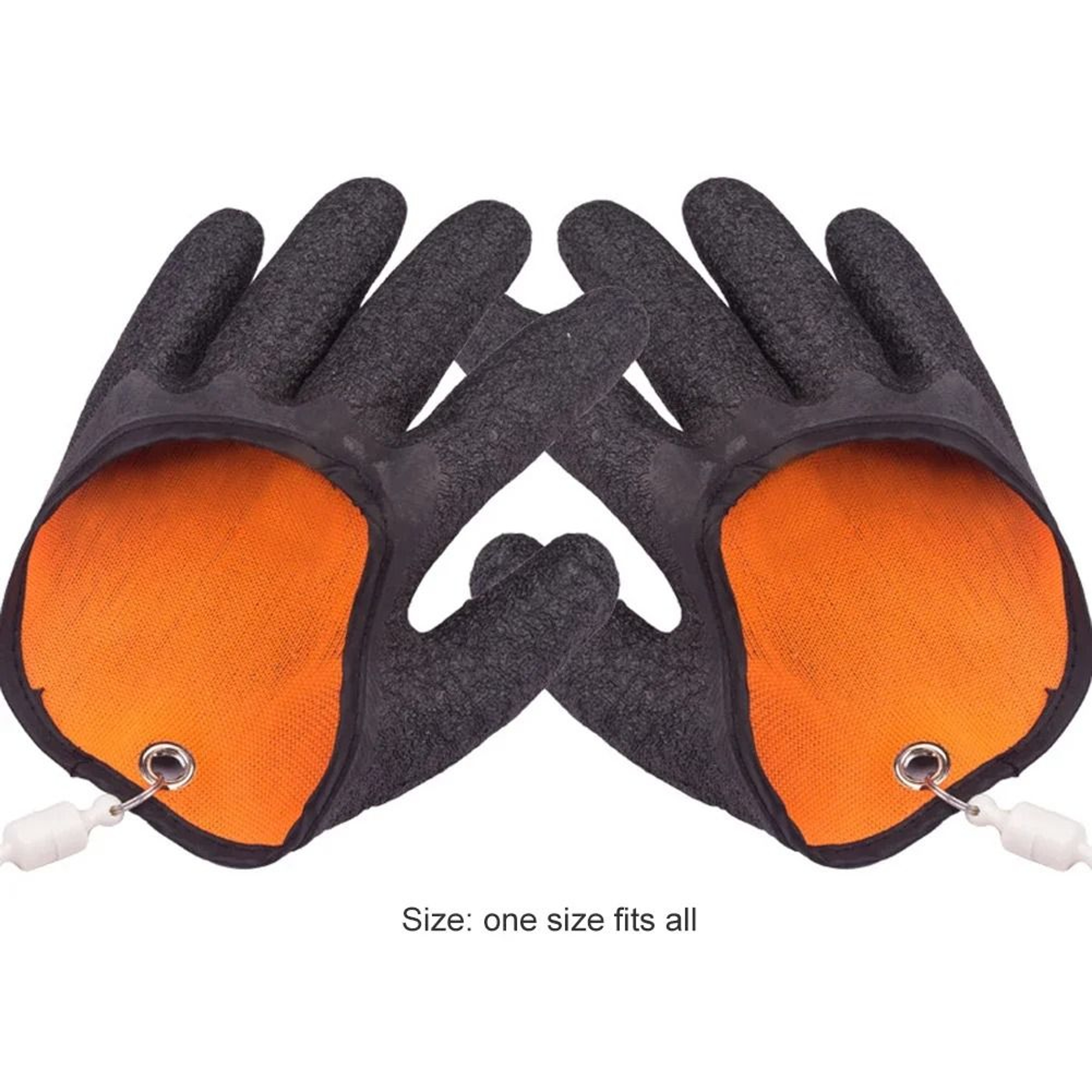 AntiSlip Fishing Glove Latex Coated Fish Handling Protector For Freshwater And Sea Fishing 6