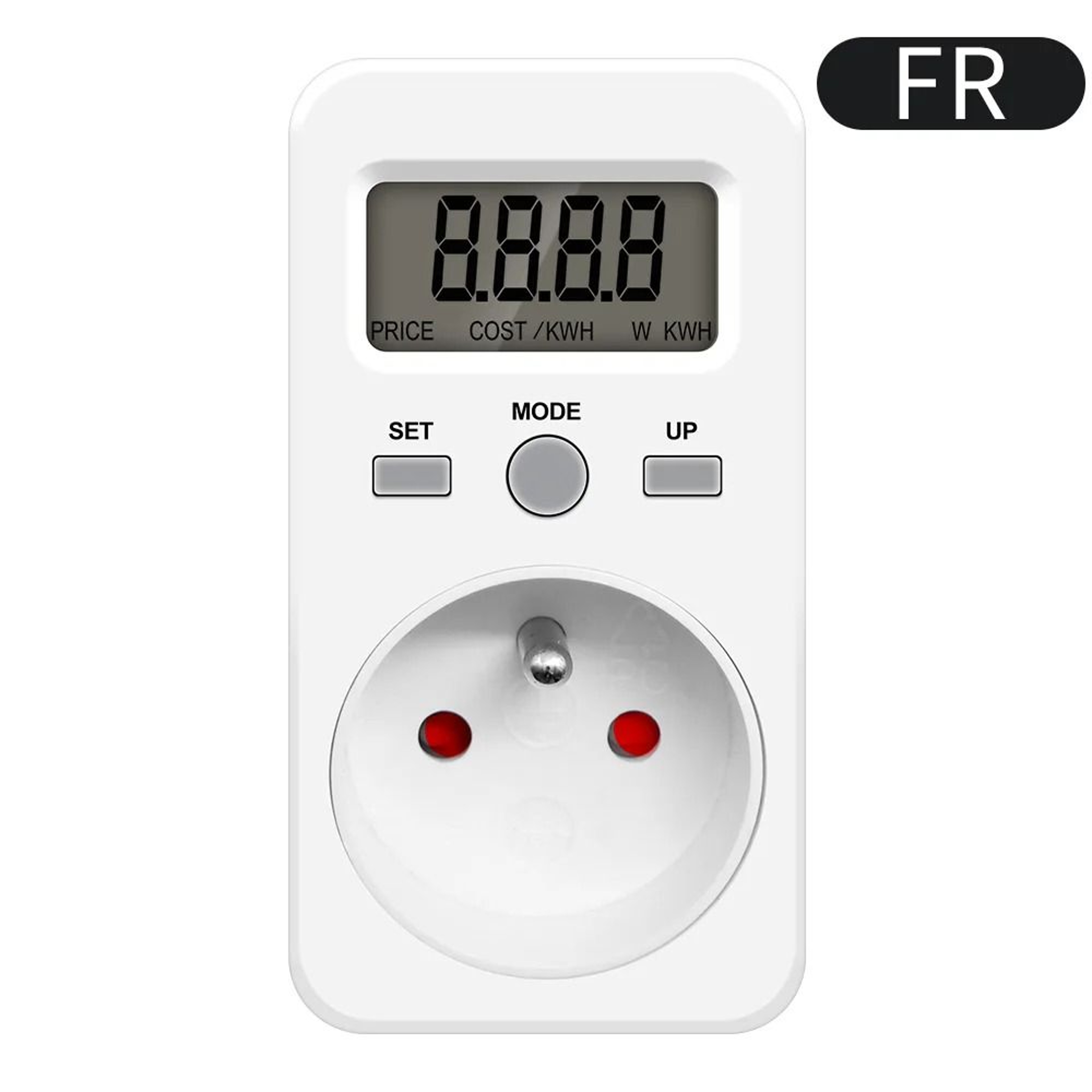 Digital Electricity Usage Meter 16A PlugIn Wattmeter For Power And Energy Monitoring 5
