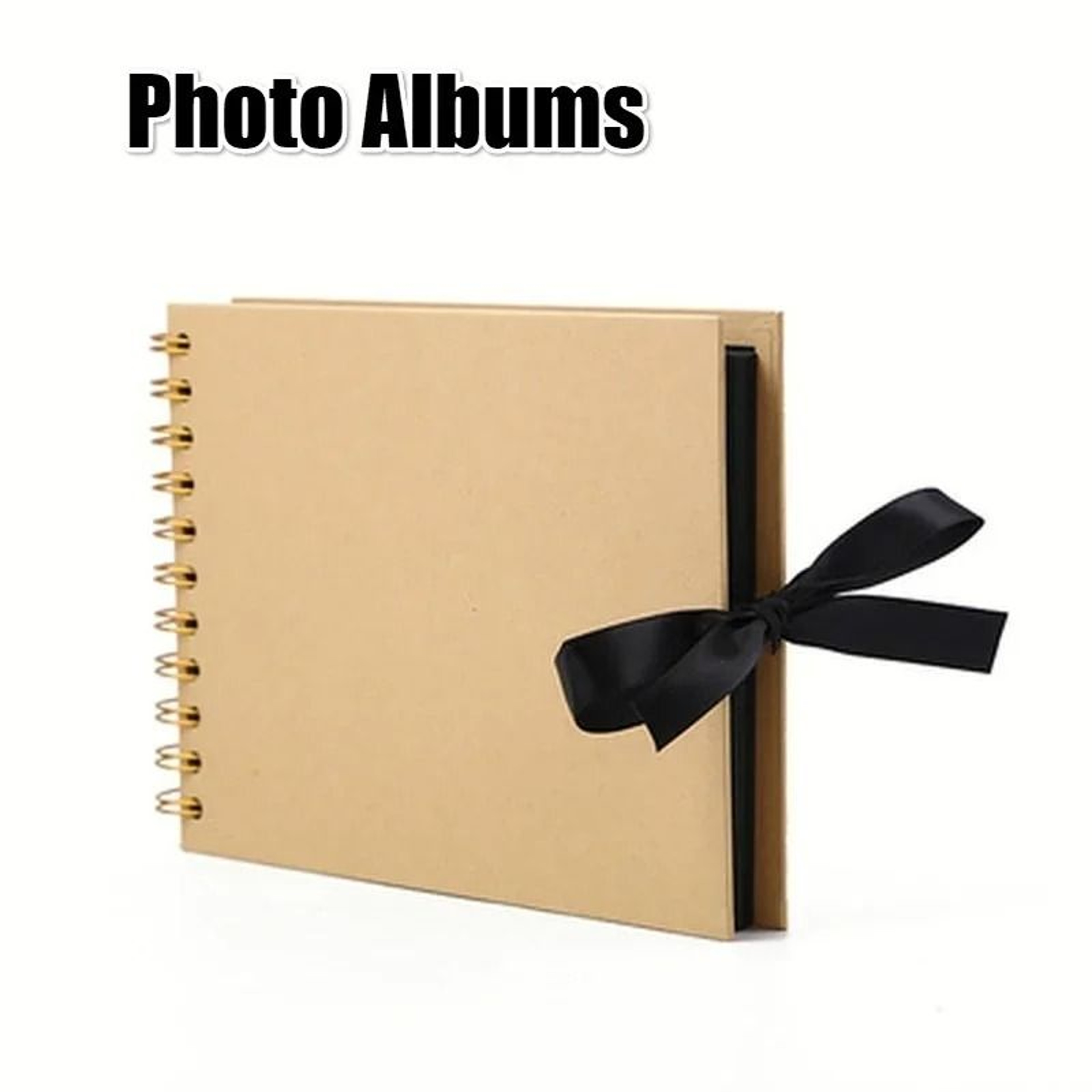DIY Scrapbook Photo Album Kraft Paper Memory Book For Weddings And Anniversaries 2