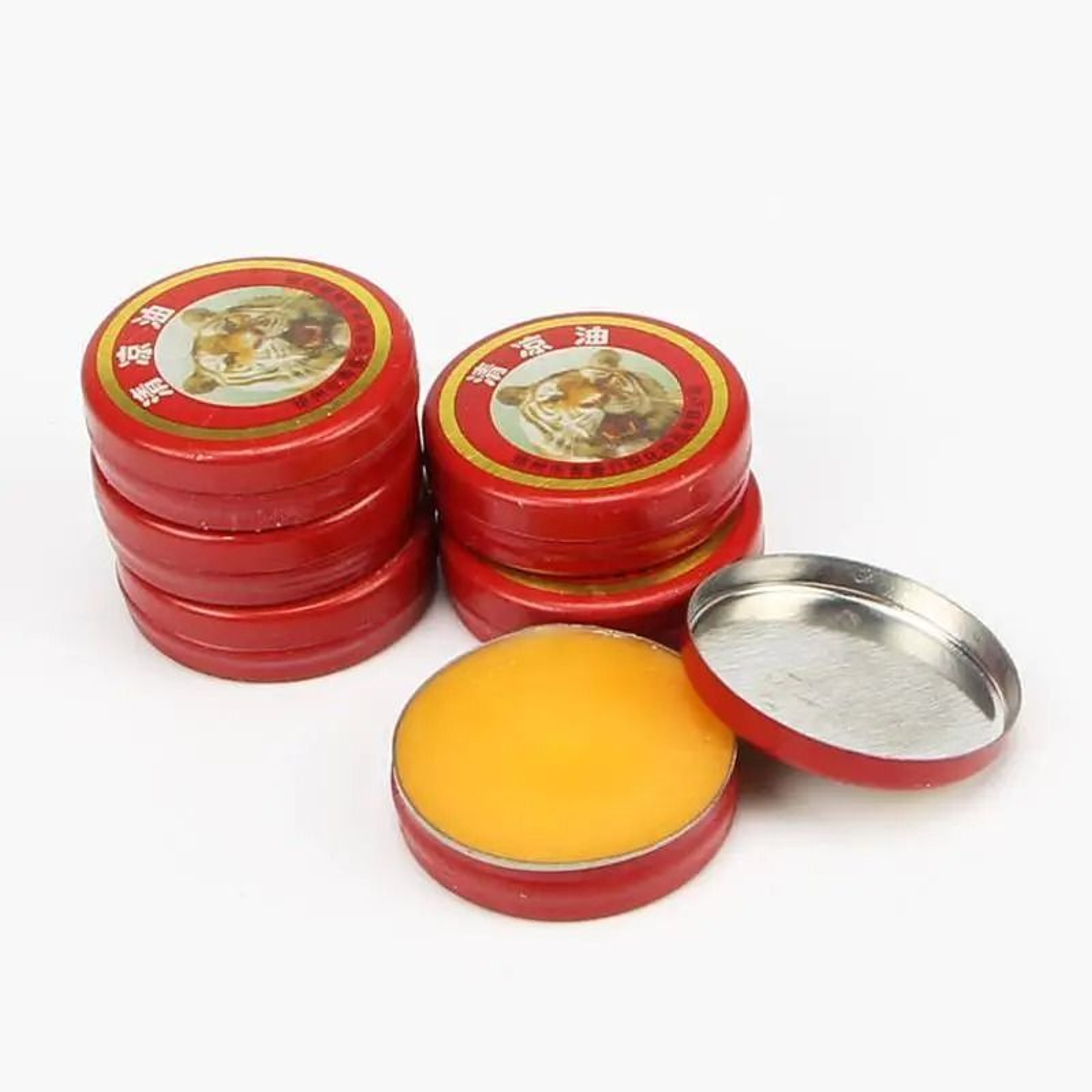 Tiger Pattern Cooling Balm Portable Menthol Topical Balm 5 Or 10 Piece Set 1