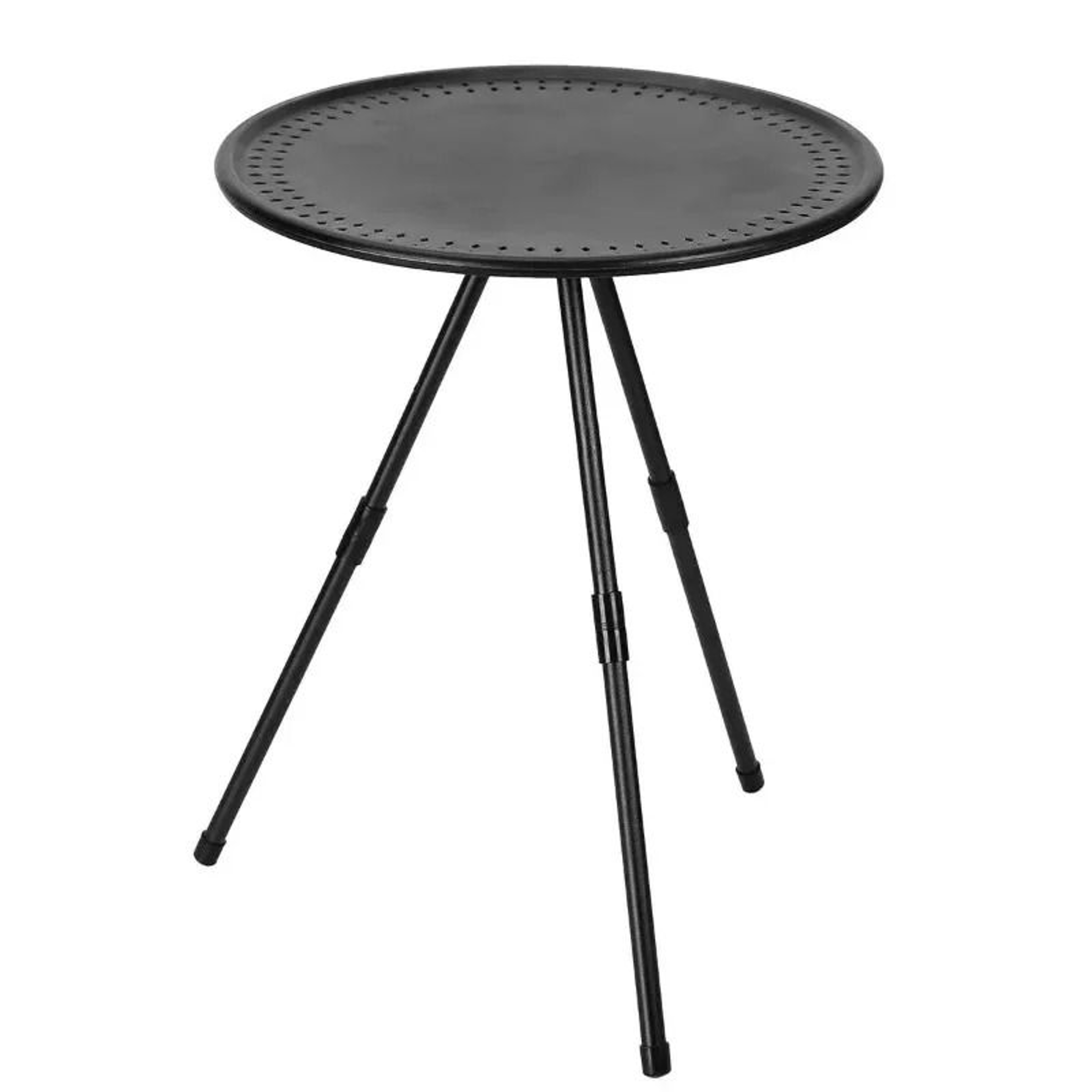 Ultralight Round Camping Table Portable Folding Outdoor Side Table With Triangular Support 0
