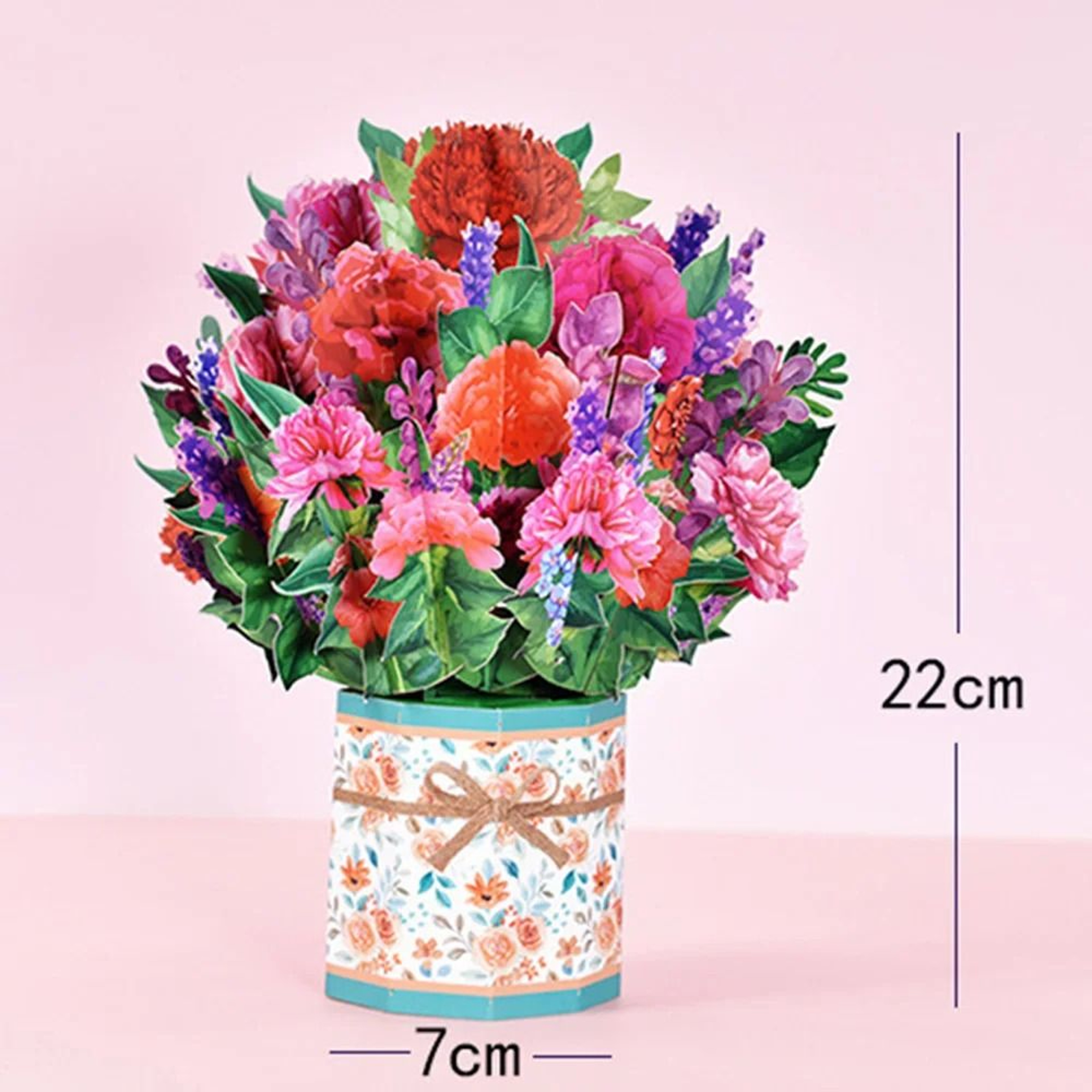 Forever Bloom 3D Pop Up Flower Bouquet Card 3