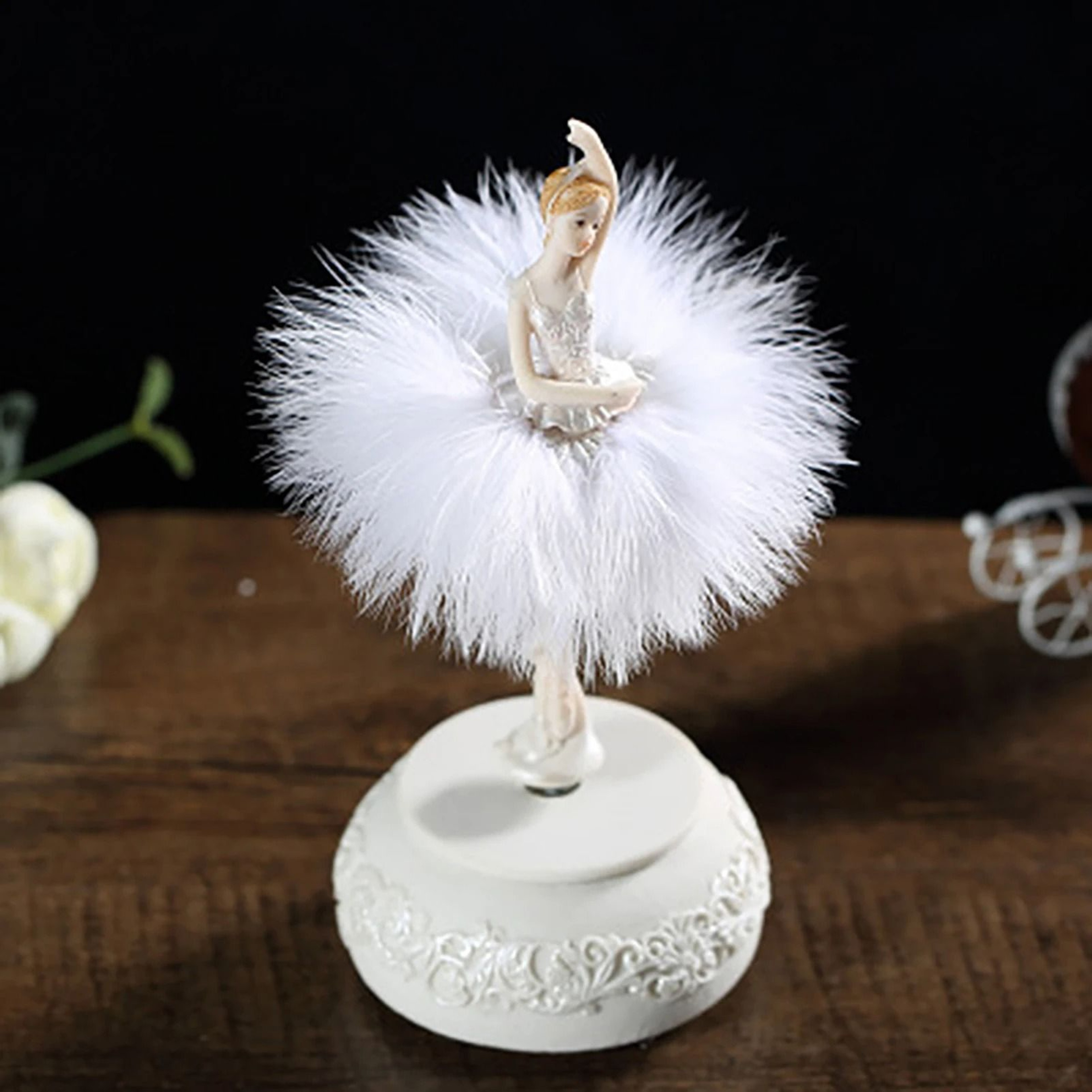 Rotating Ballet Music Box Dancing Doll Replacement 4