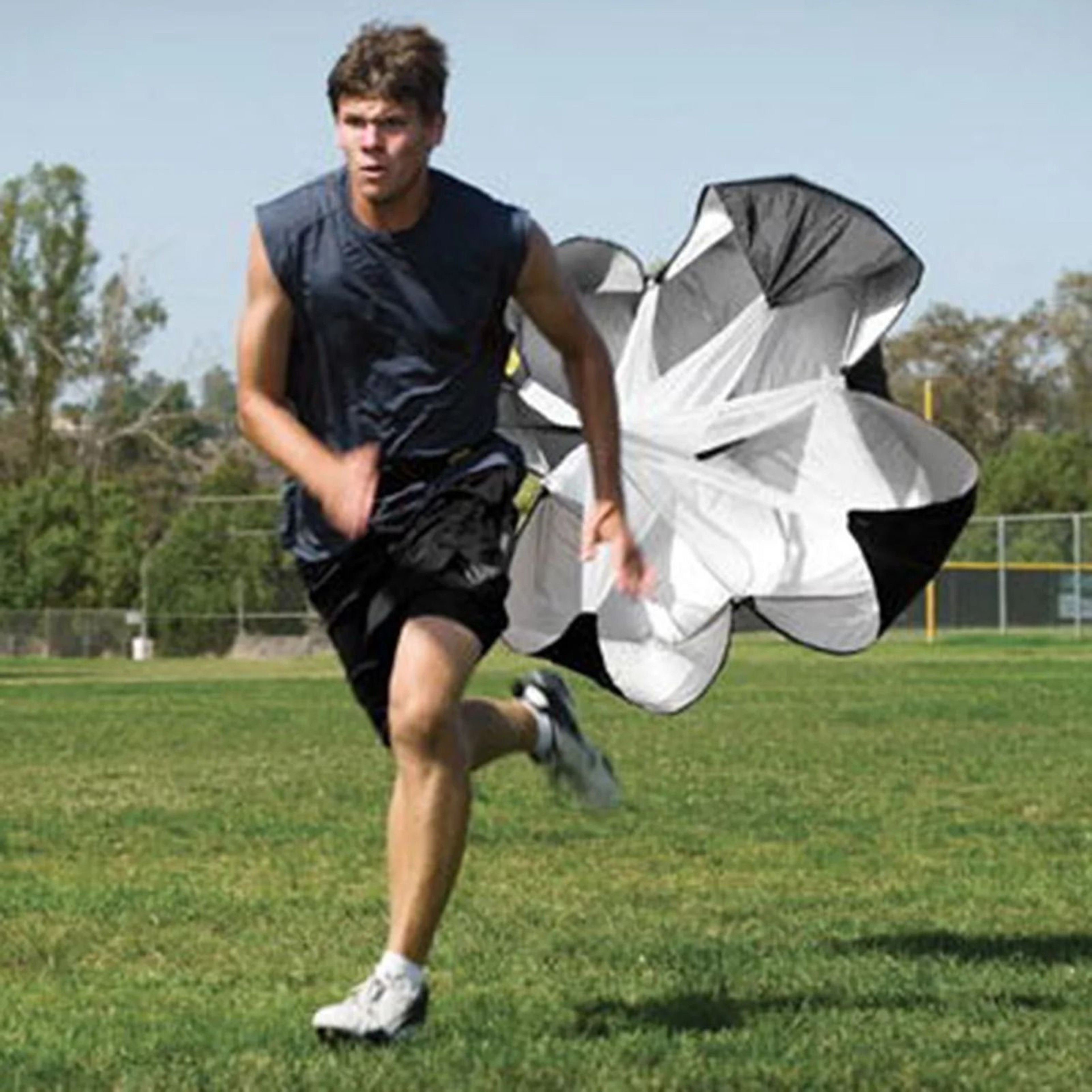 Kids Running Speed Parachute Adjustable Resistance Training Chute 6