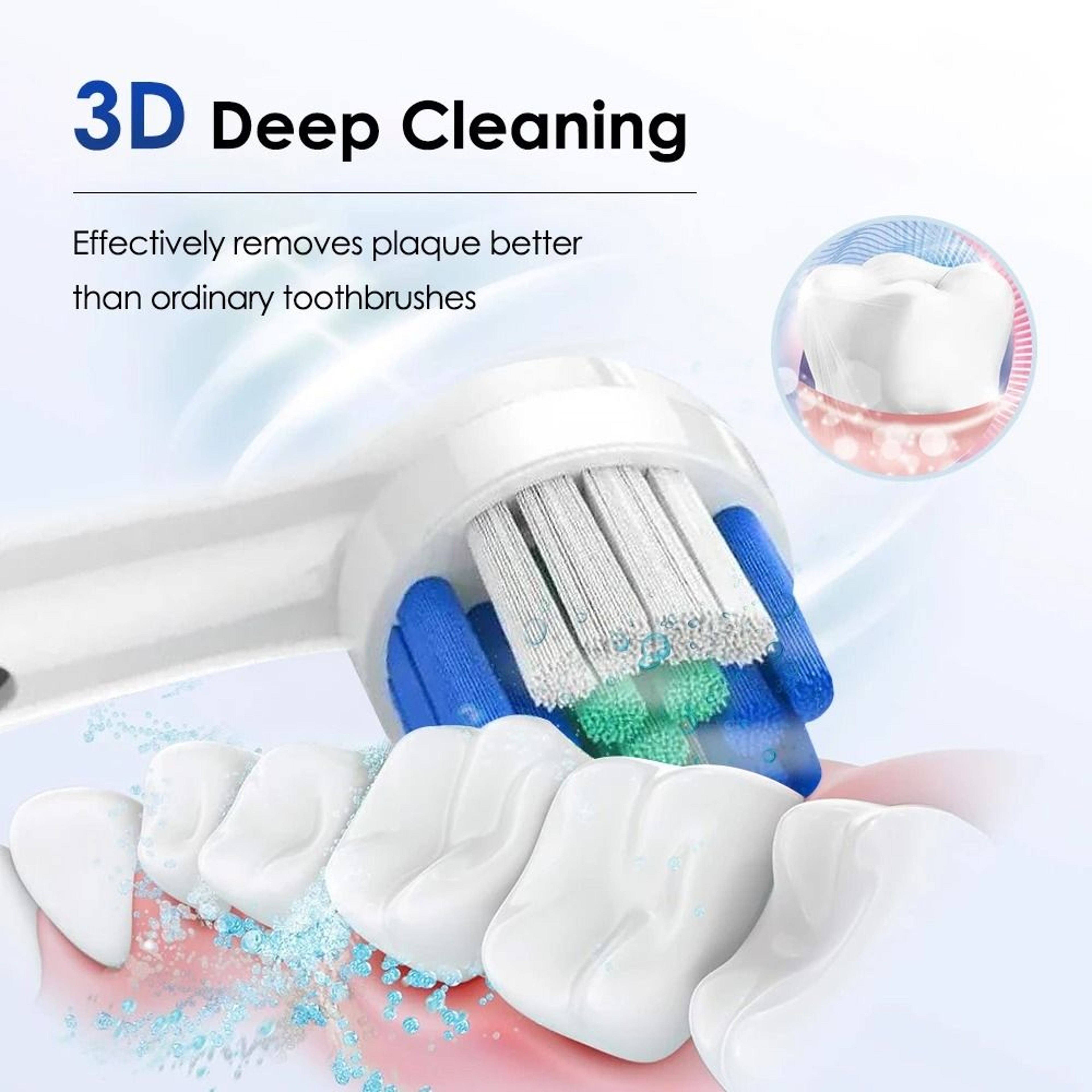 USB Rechargeable Smart Electric Toothbrush For Adults 6