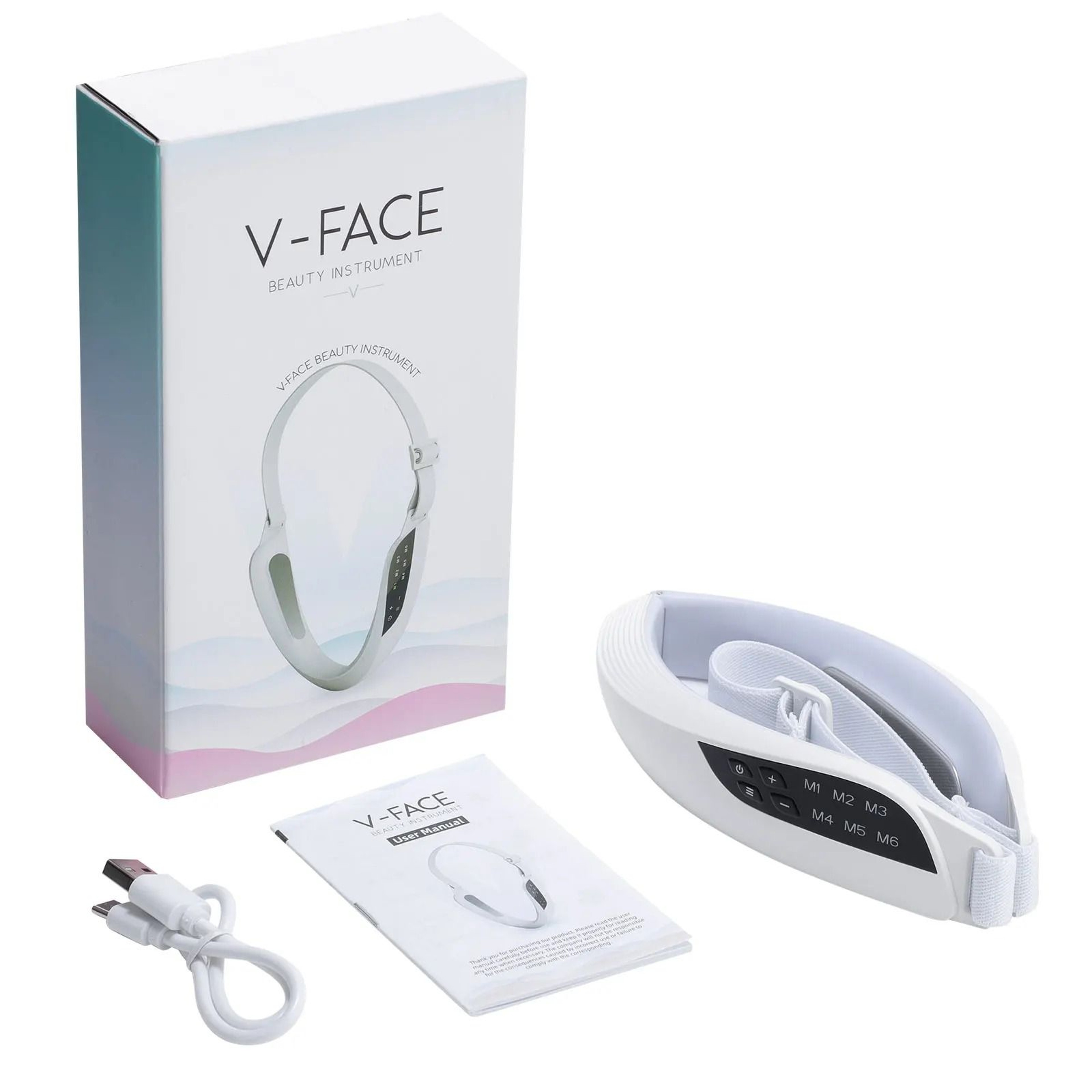 Rechargeable EMS LED Face And Jawline Massager 1
