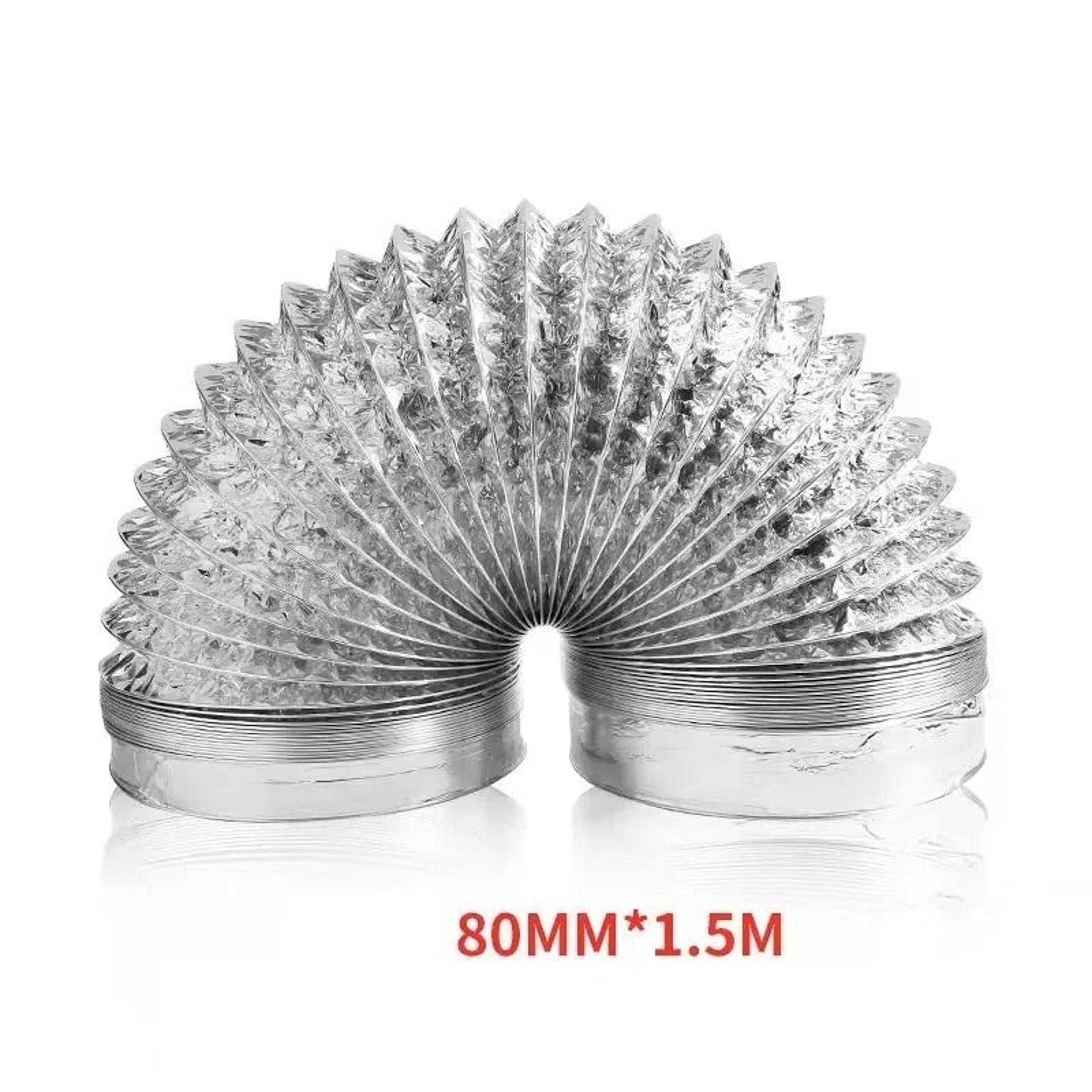 Flexible Aluminum Foil Ventilation Duct Hose 80 To 200mm 1