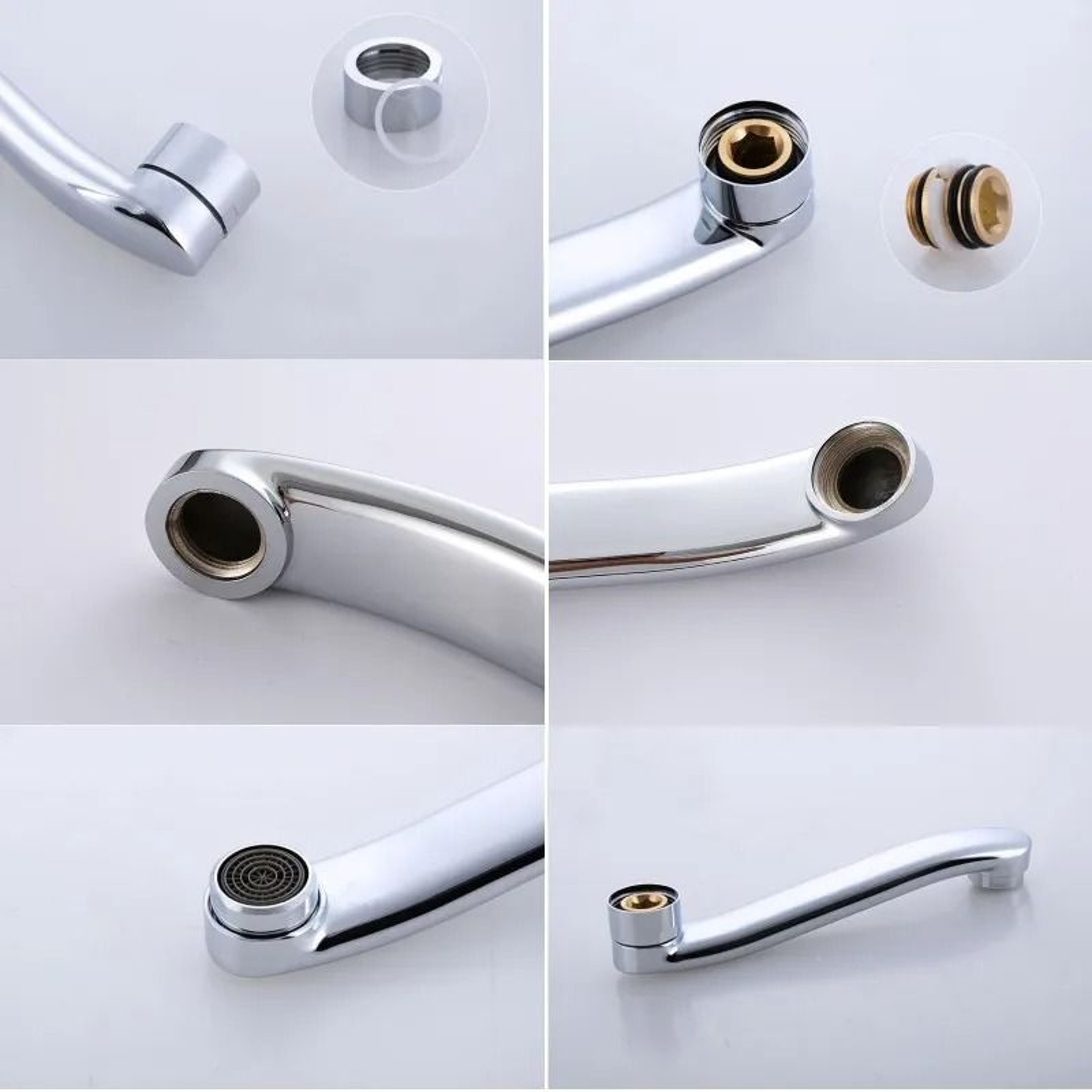 Stainless Steel SBend Faucet Extension Pipe 10