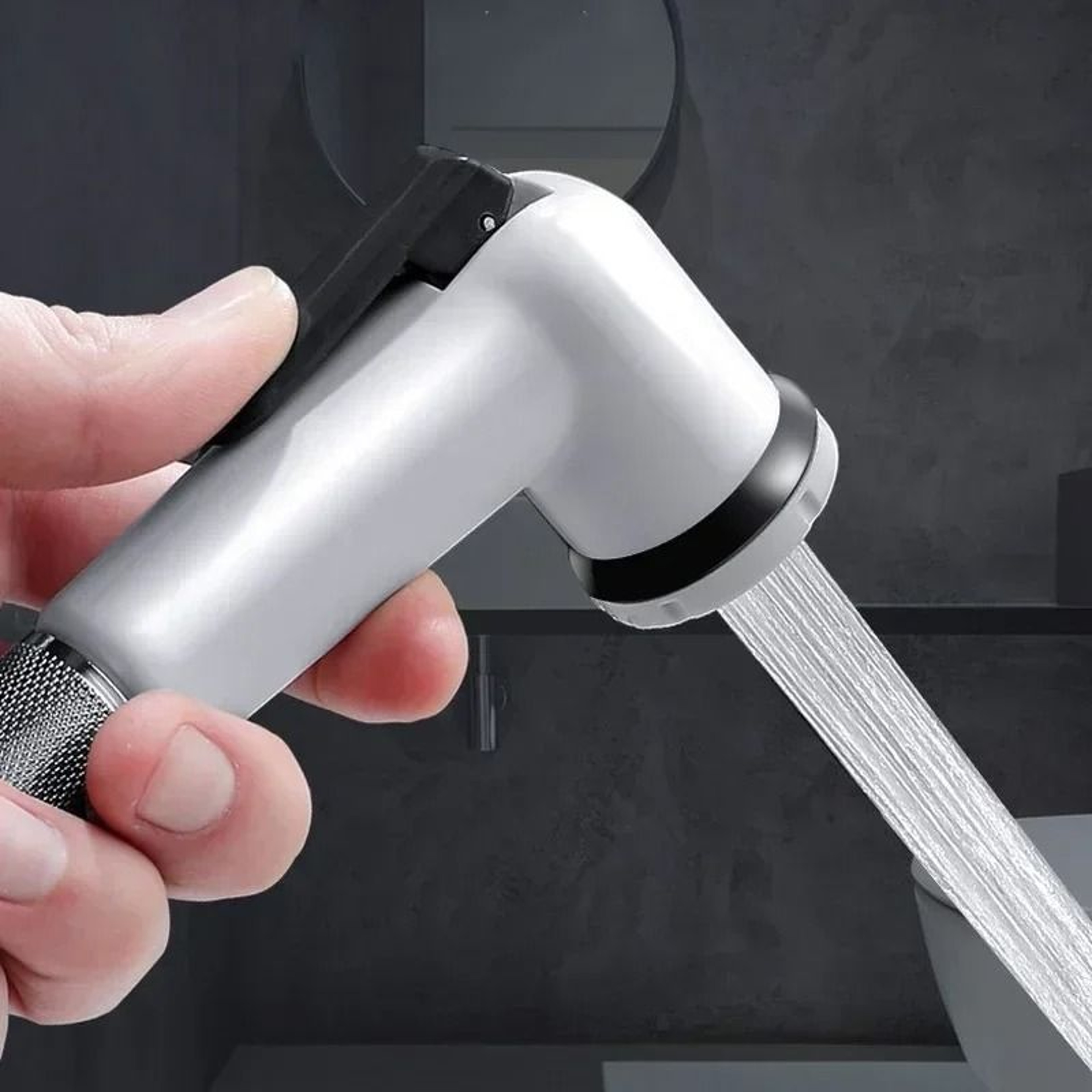 Adjustable ABS Handheld Bidet Sprayer For Toilet Cleaning 0