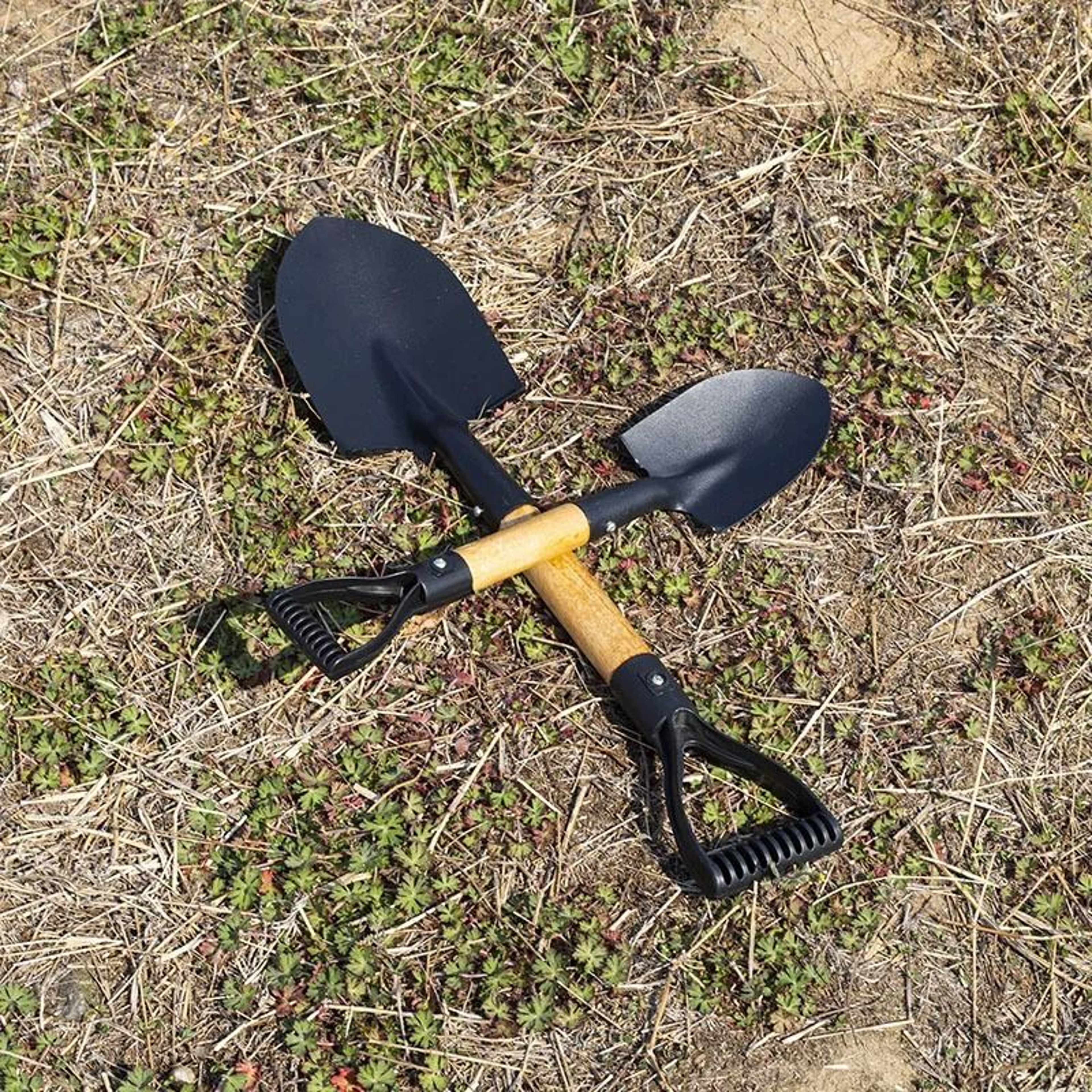 Manganese Steel Garden Shovel Portable Digging Trowel 5