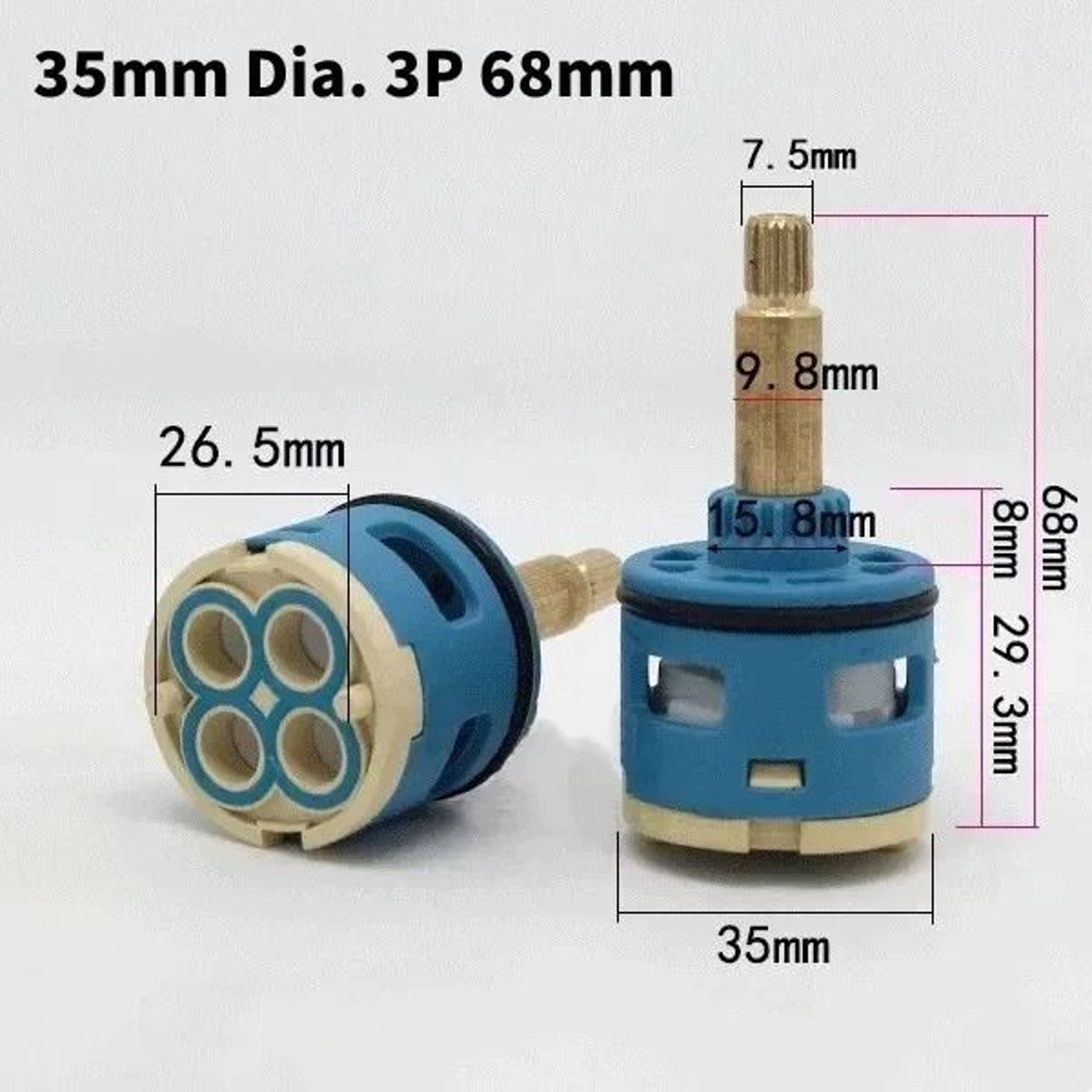 Ceramic Faucet Cartridge Replacement Mixer Tap Valve 8