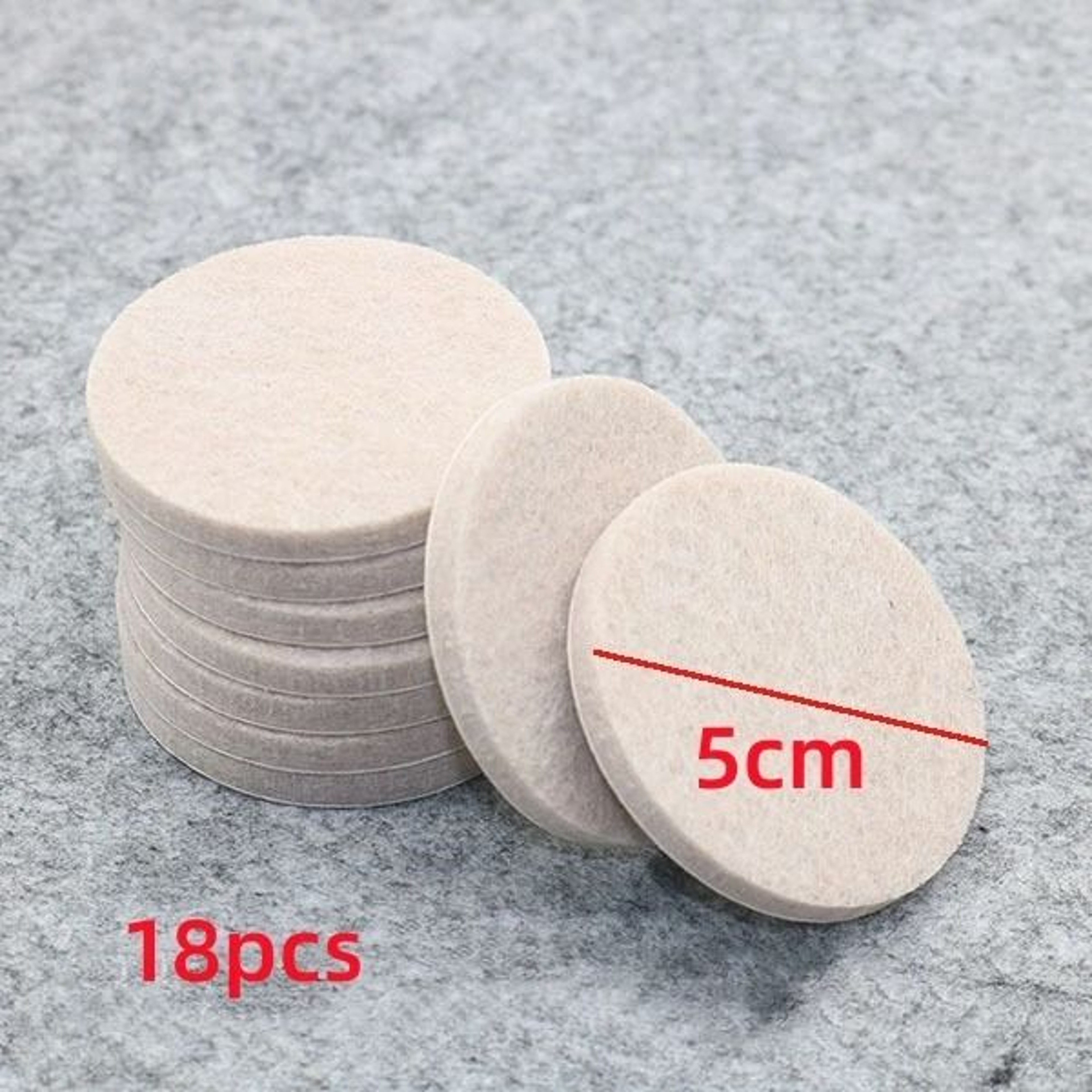 5mm SelfAdhesive Felt Chair And Table Leg Pads 8