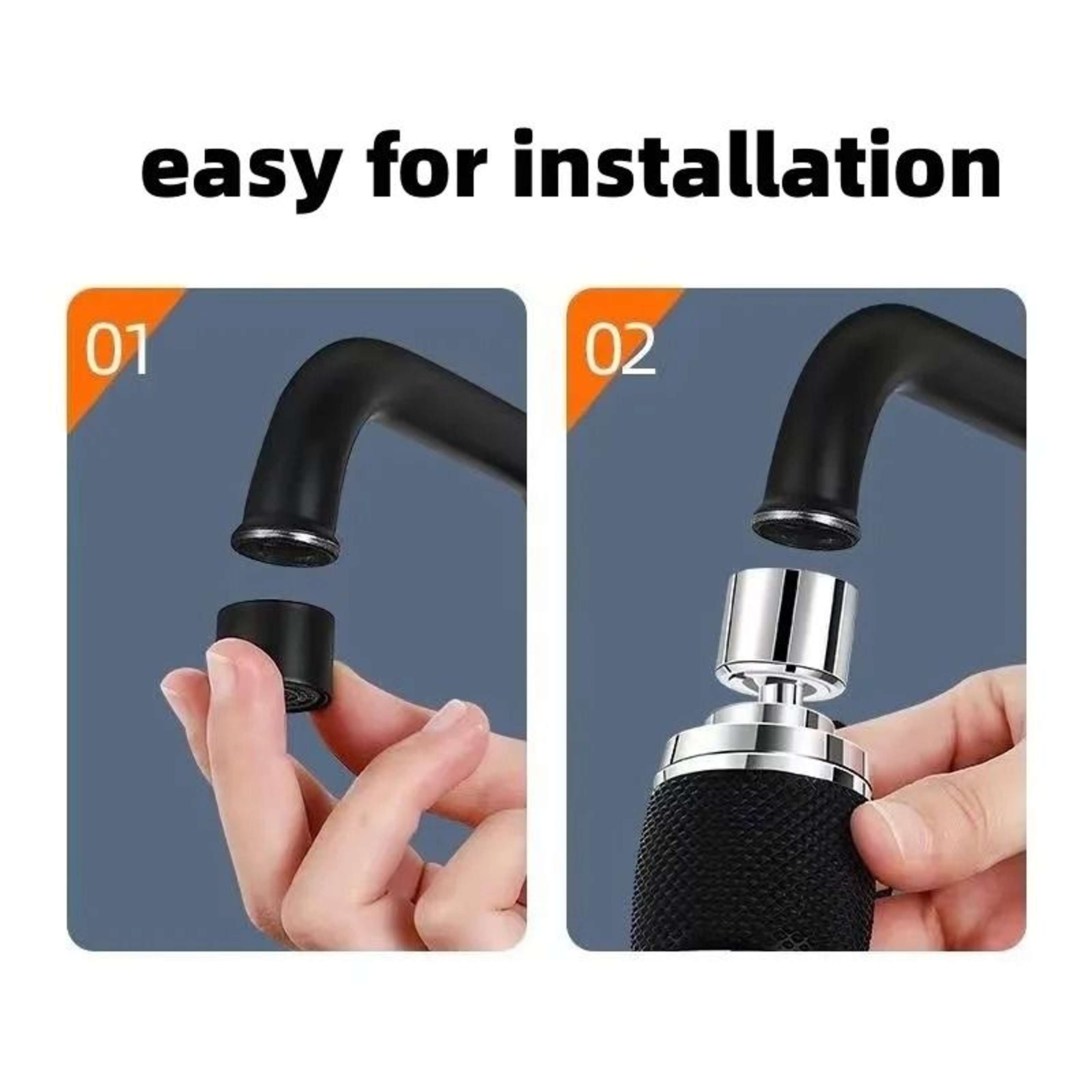 3Mode 360 Rotating Kitchen Faucet Extender 6