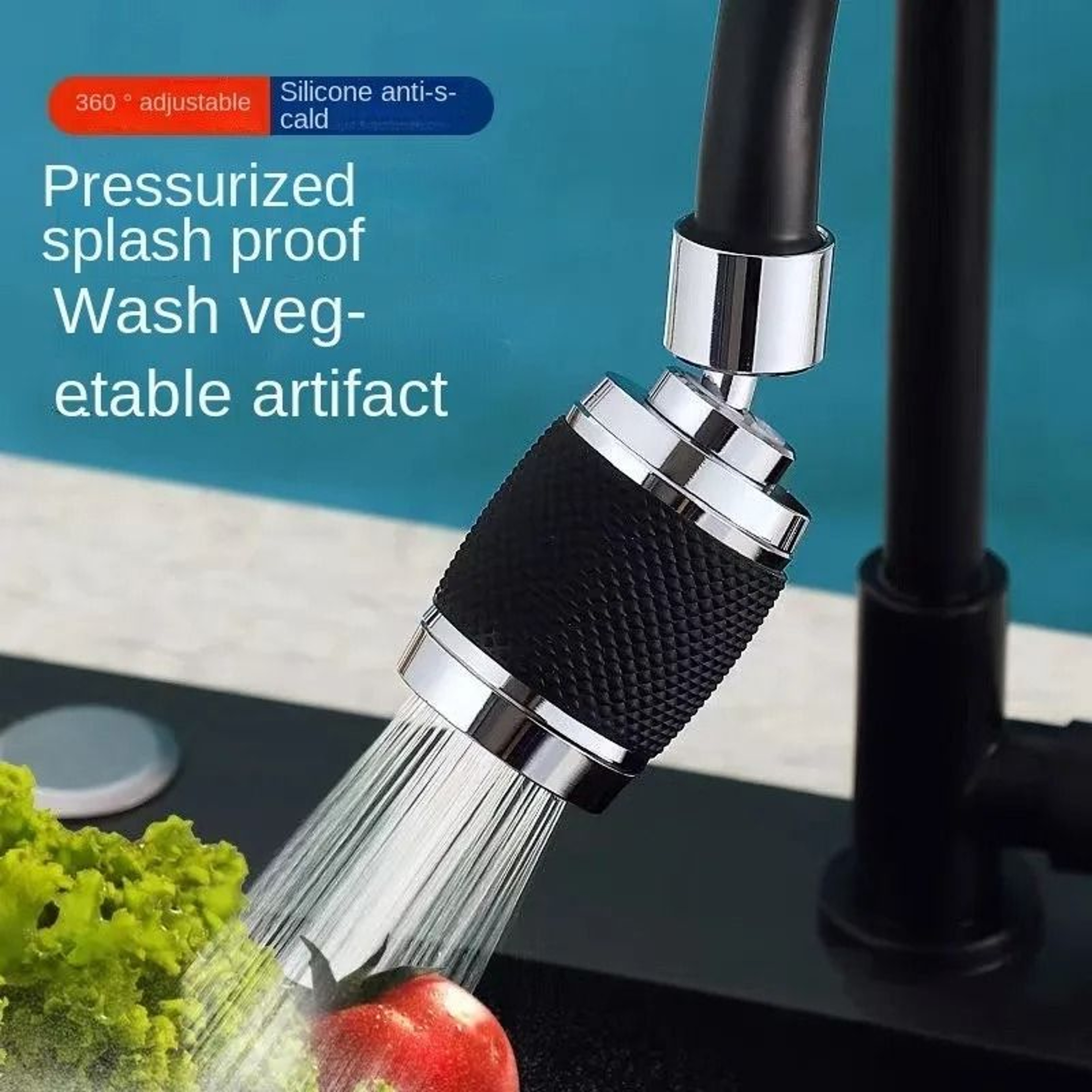 3Mode 360 Rotating Kitchen Faucet Extender 8
