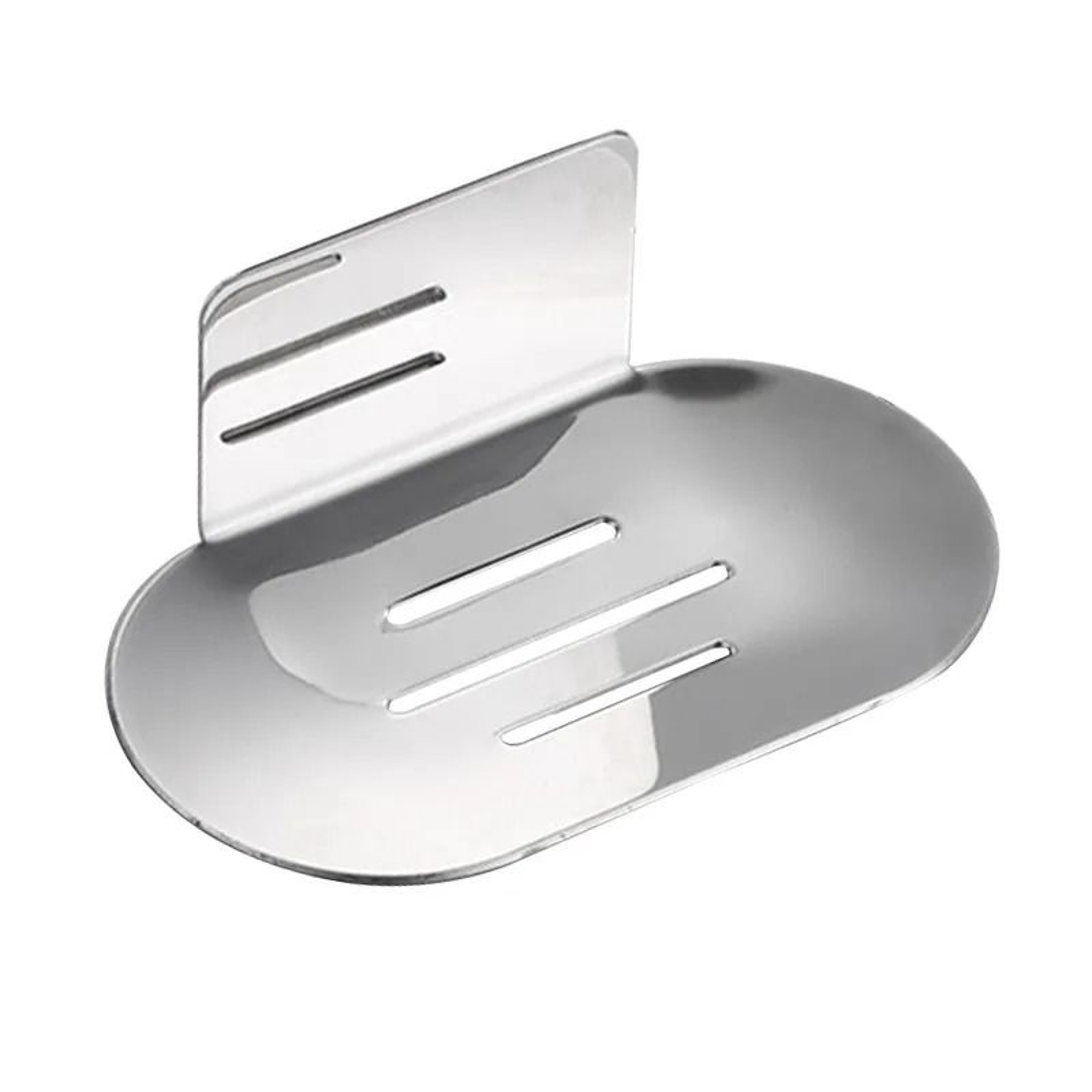 NoDrill Stainless Steel Shower Soap Holder 0