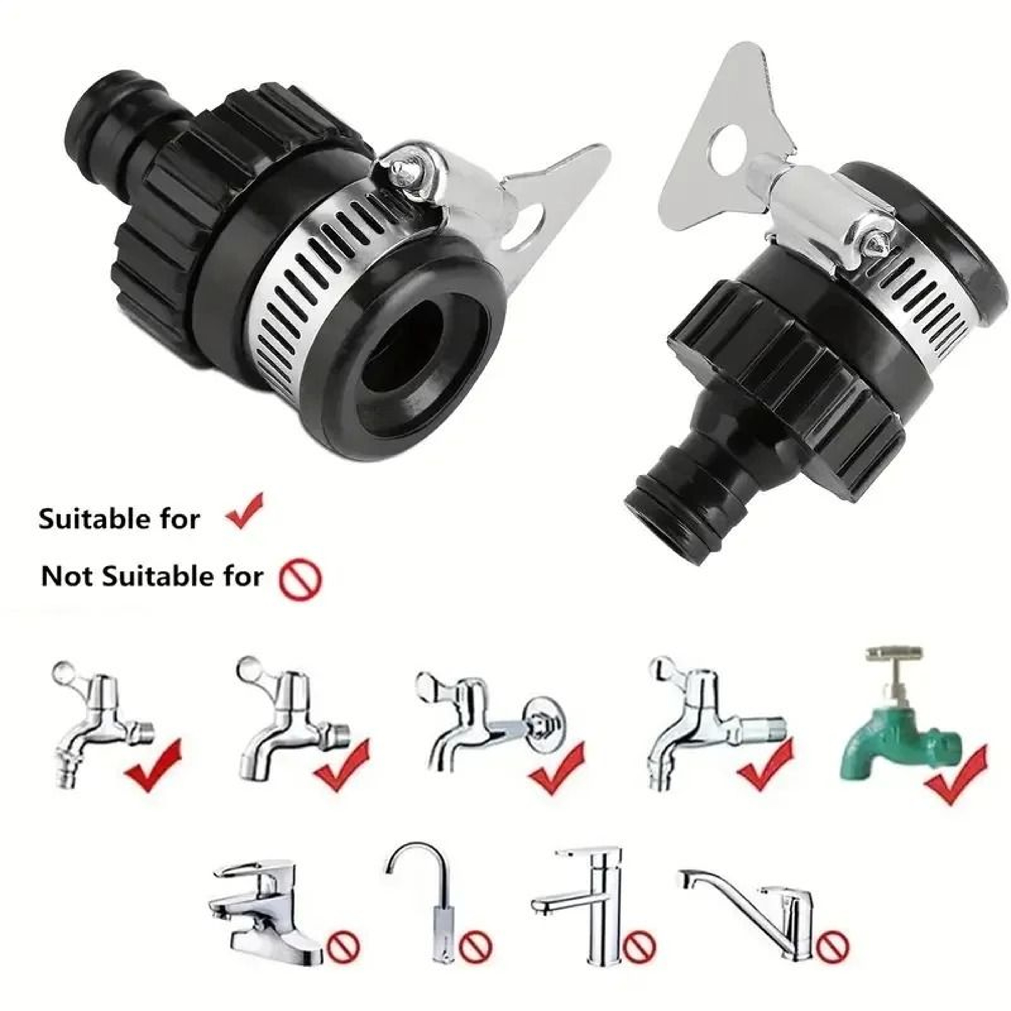 Universal Quick Connect Faucet Adapter For Garden Hose And Car Washing 3