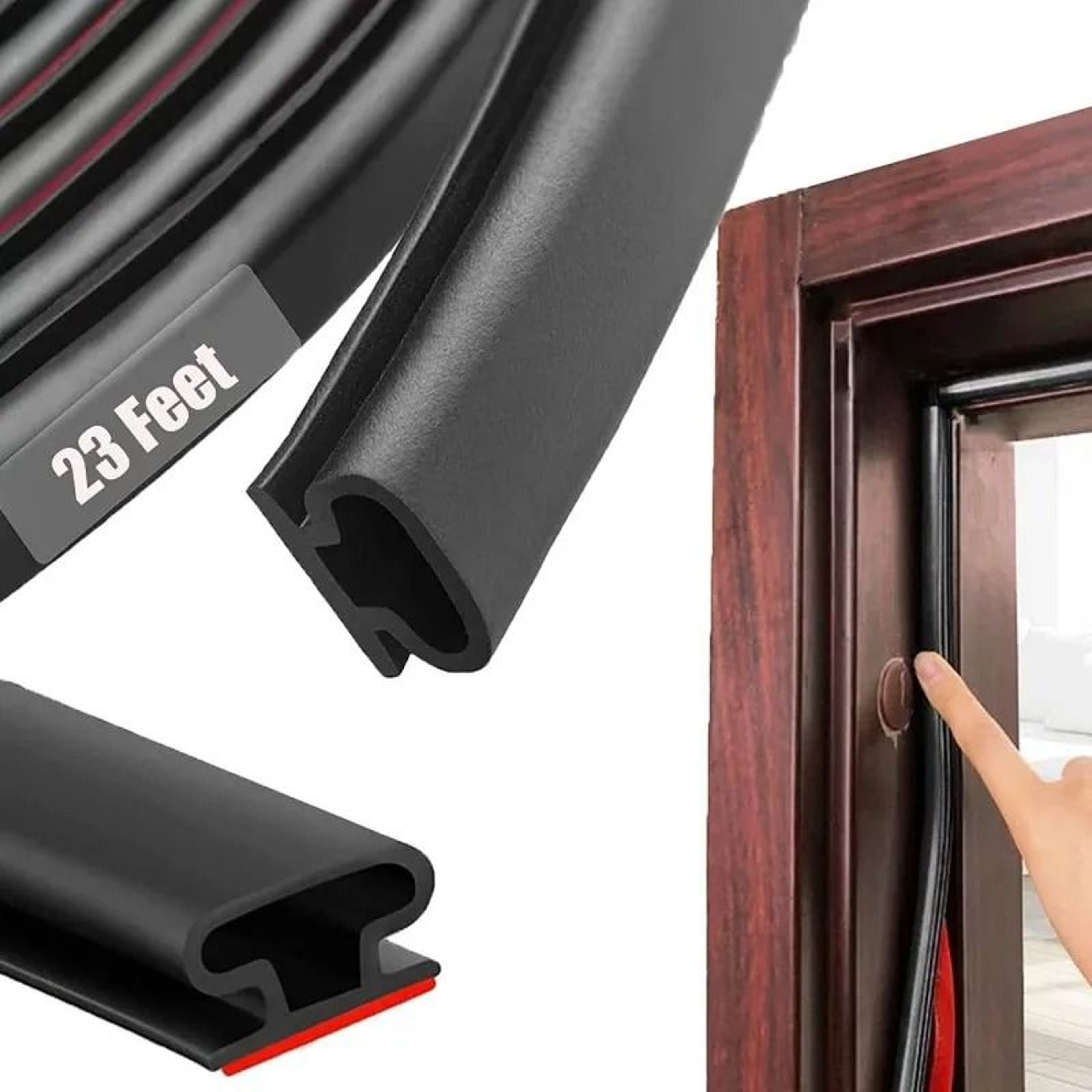 SelfAdhesive TPE Door And Window Weather Sealing Strip 0