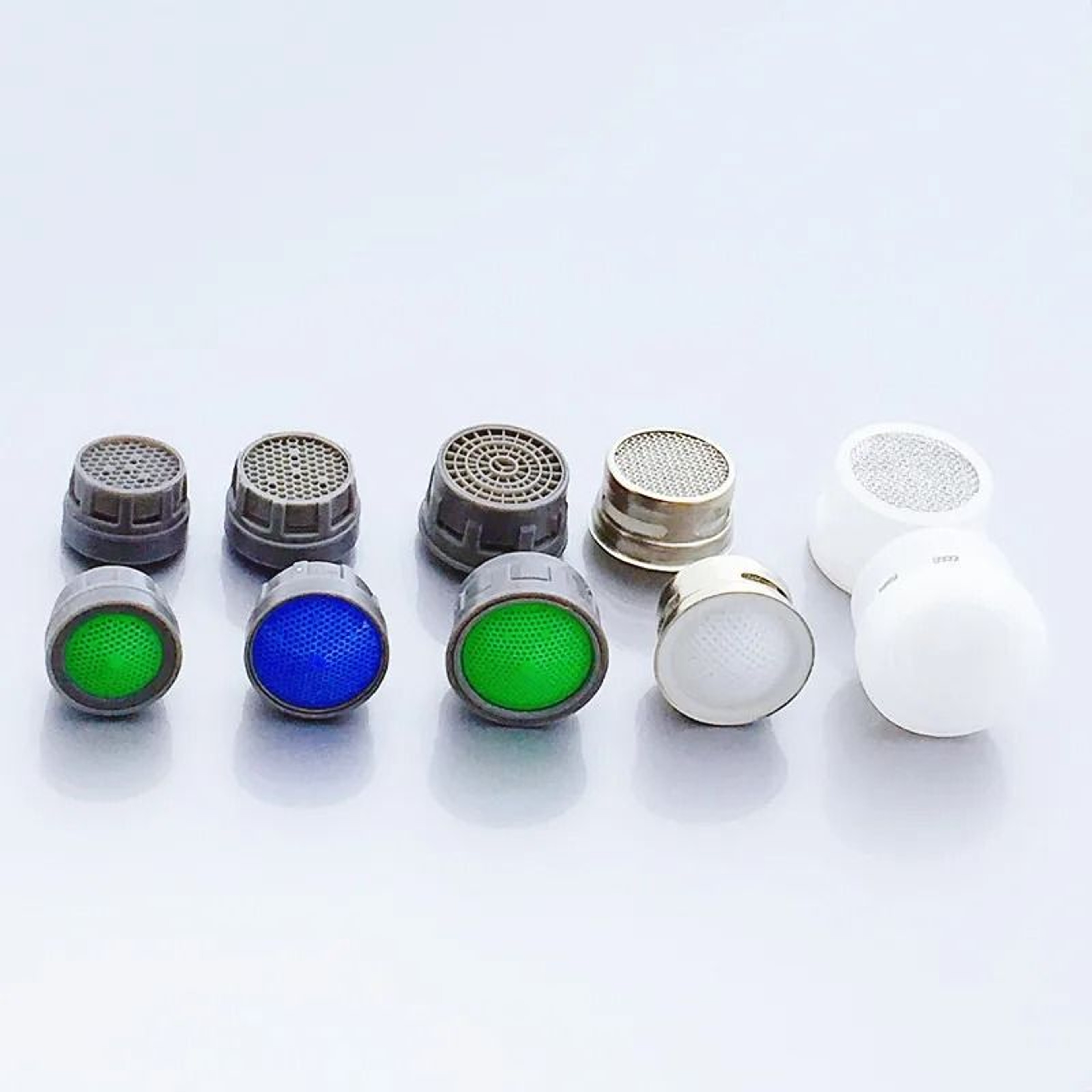 2Piece Chrome WaterSaving Faucet Aerator And AntiSplash Tap Nozzle 6