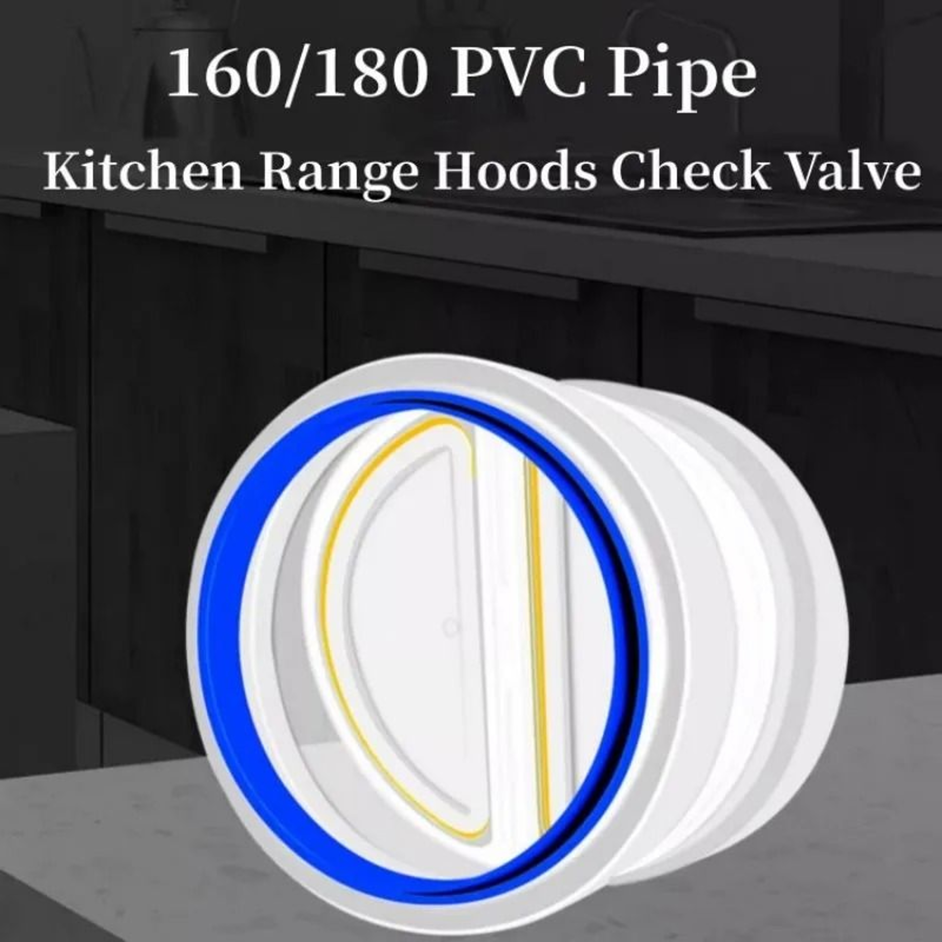 Universal Range Hood Backdraft Check Valve For 150180mm Ducts 3