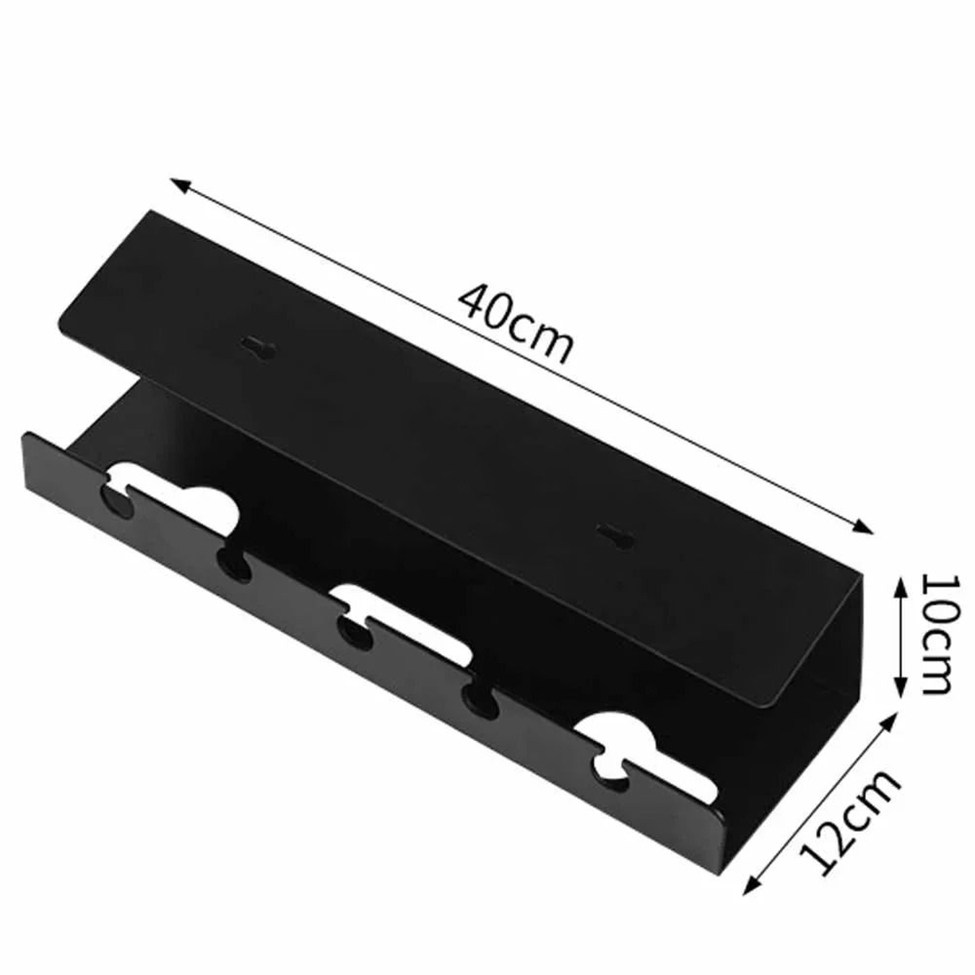 ClampOn Under Desk Cable Tray For Power Strips And Cords 1