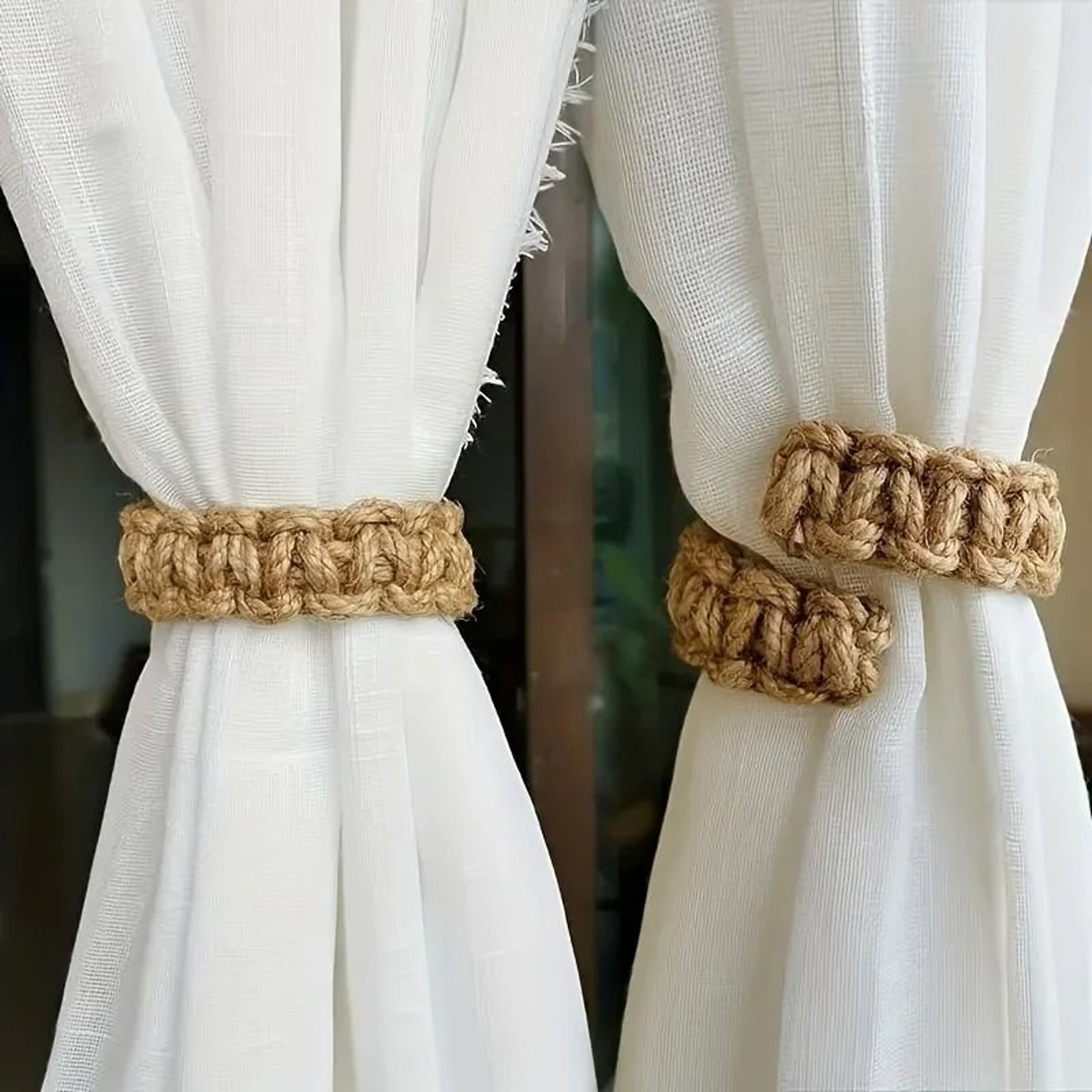 Braided Curtain Tiebacks For Bedroom Living Room And Home Decor 2